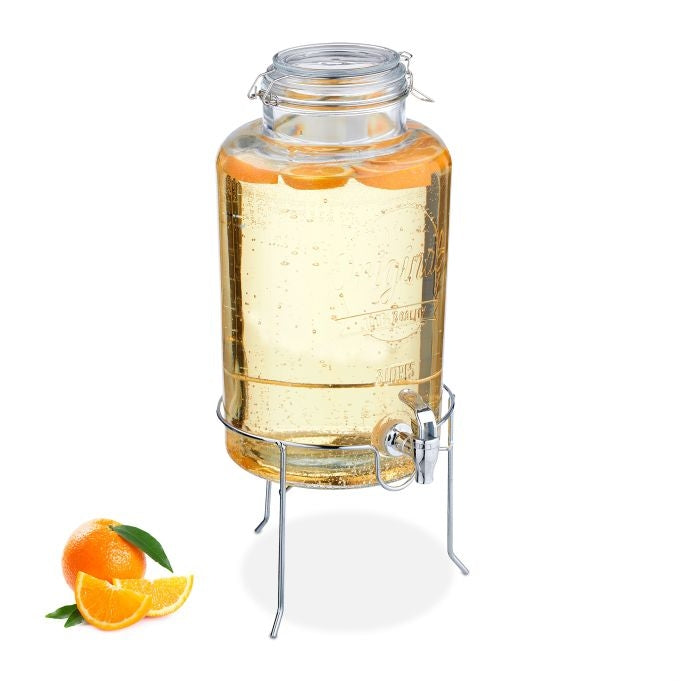 8 L beverage dispenser with stand