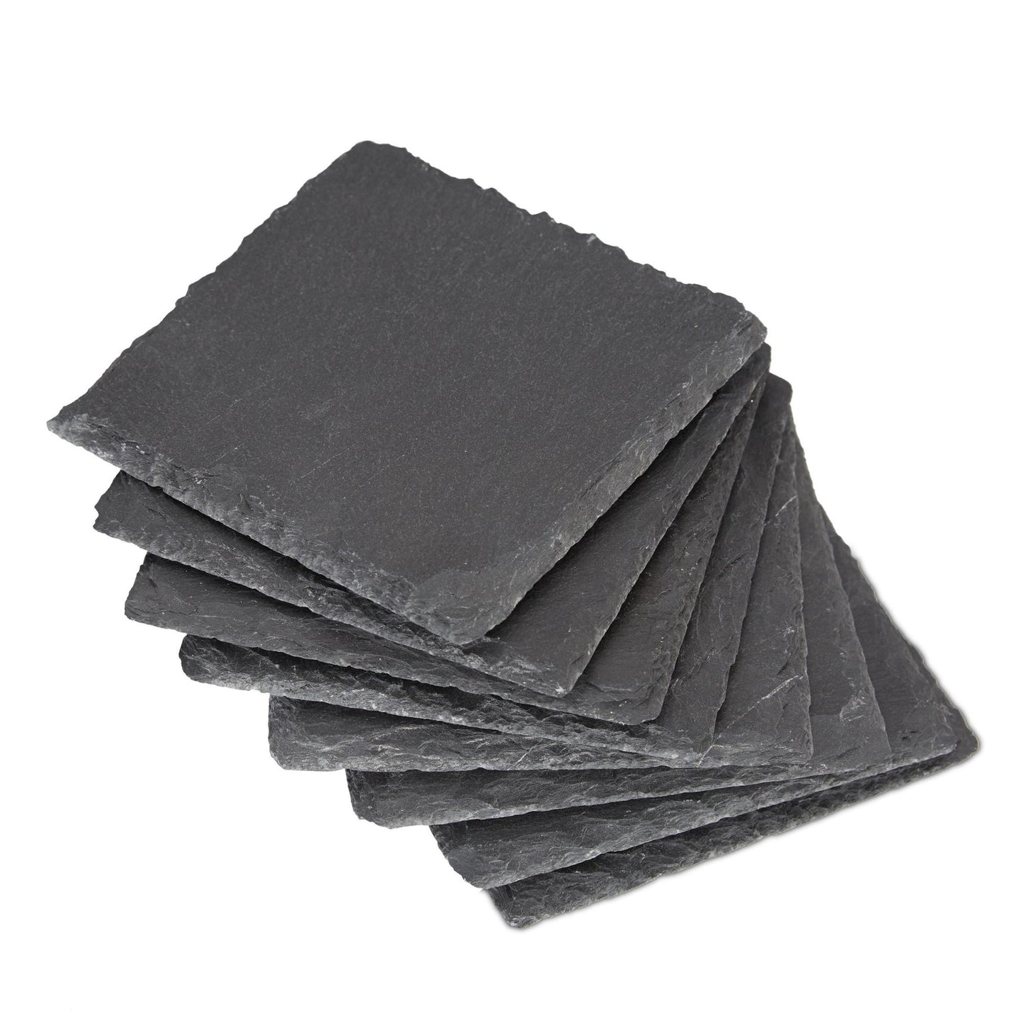 8-Piece Slate Drink Coaster Set