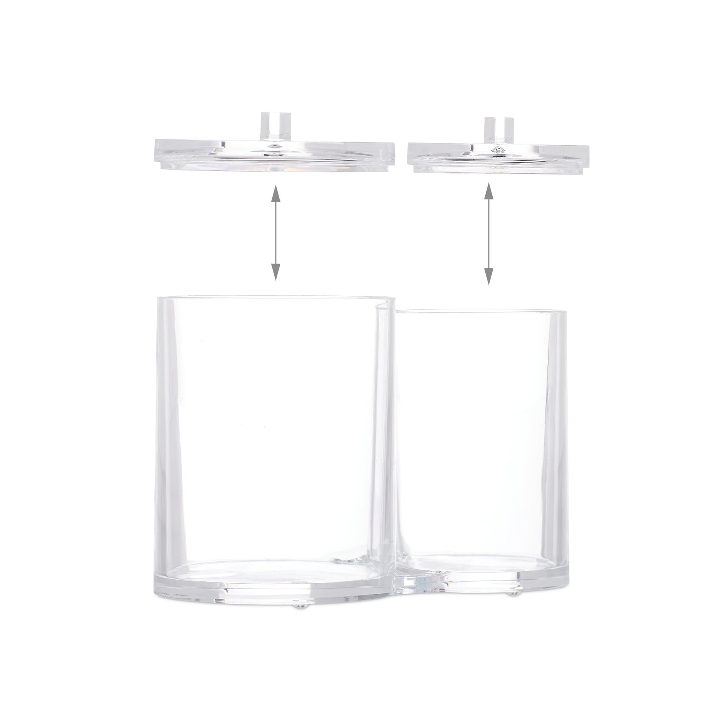 Acrylic Double Organiser