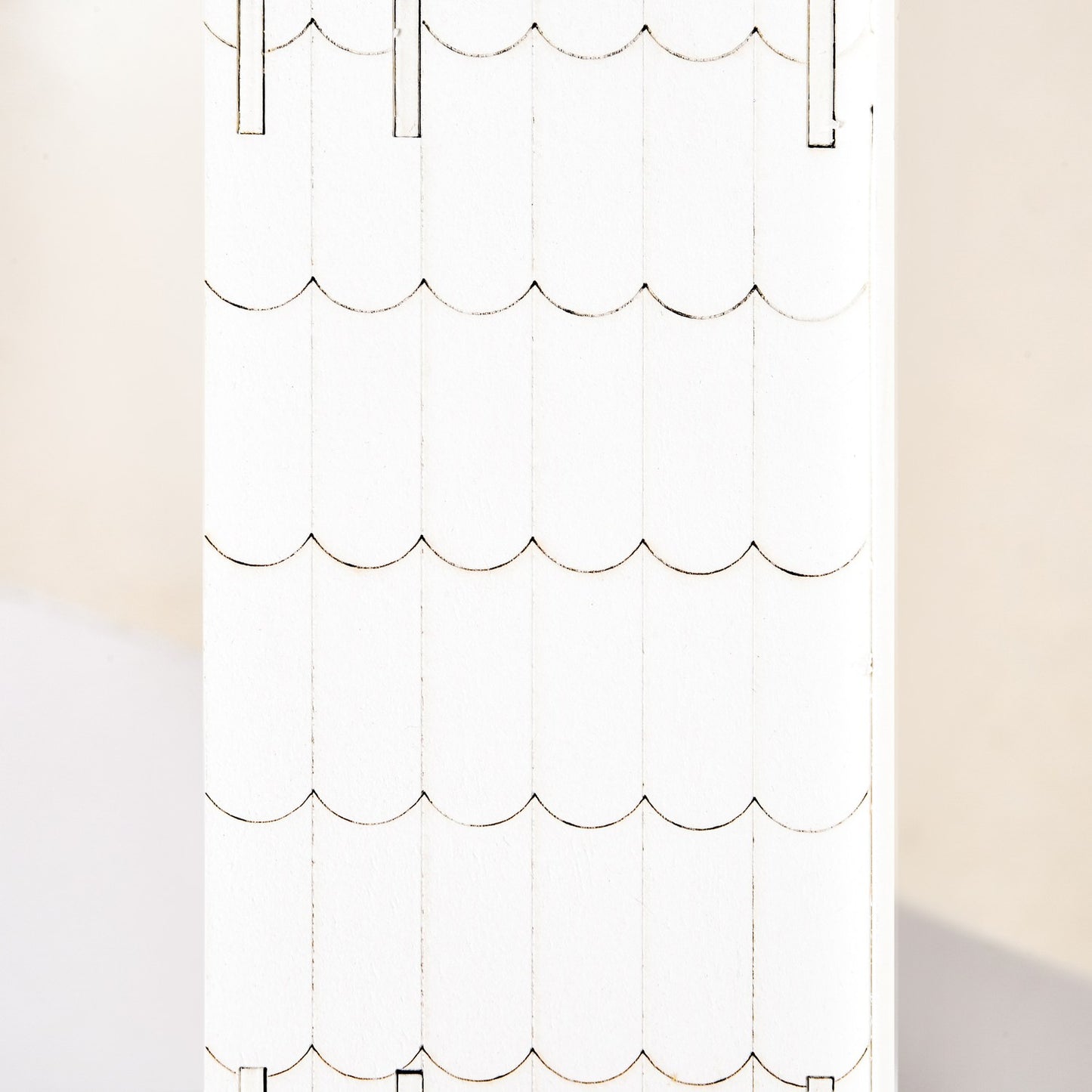 Advent calendar With LED, 24 refillable compartments, White
