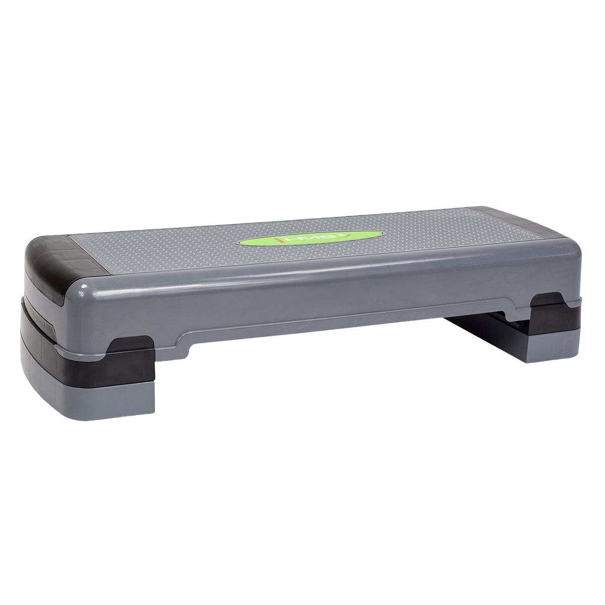 Aerobic Step Platform, Adjustable Height, Gray-Black