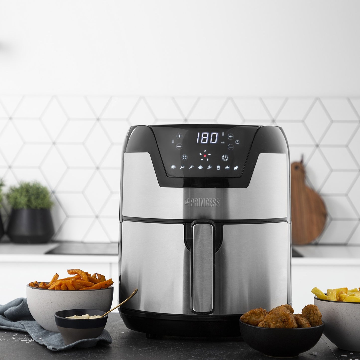 Aerofryer Digital 4.5L Stainless XXL 182026