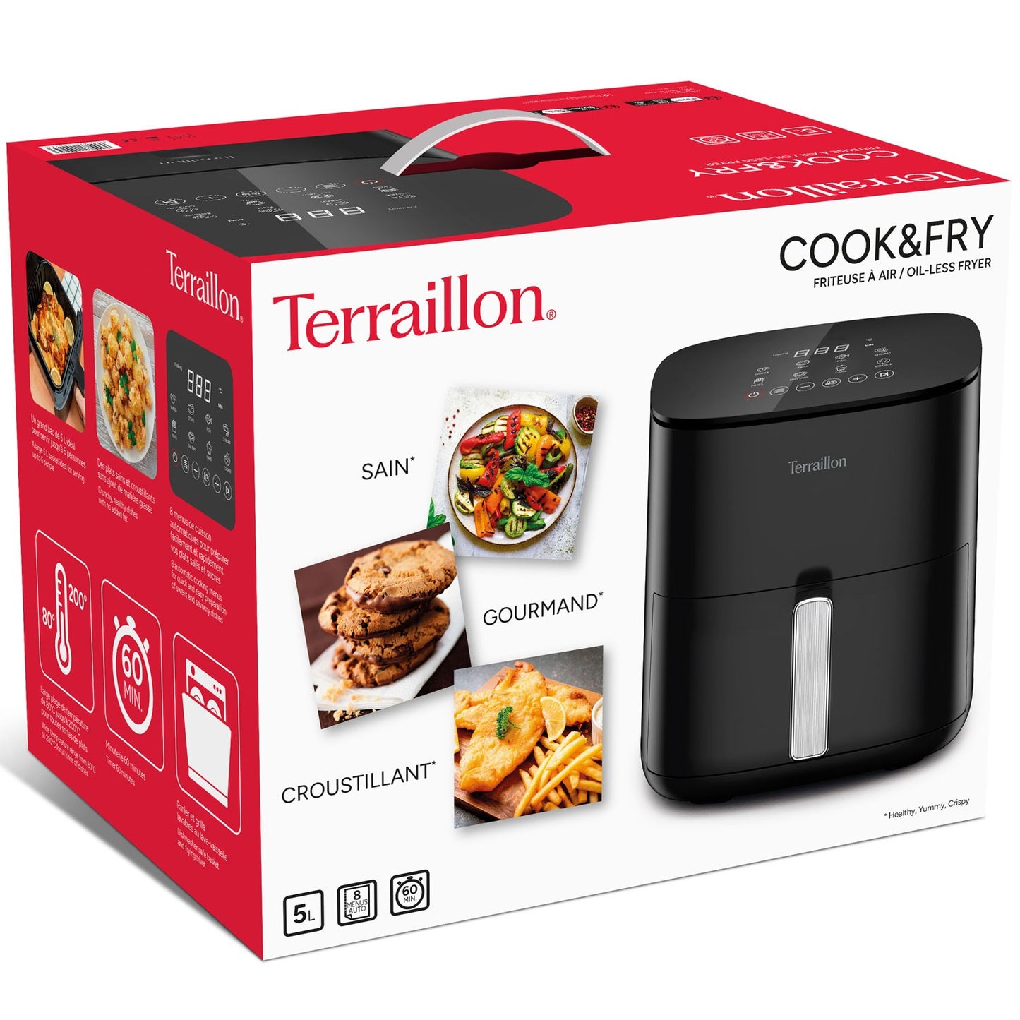 Air fryer Cook & Fry 5L 1500W