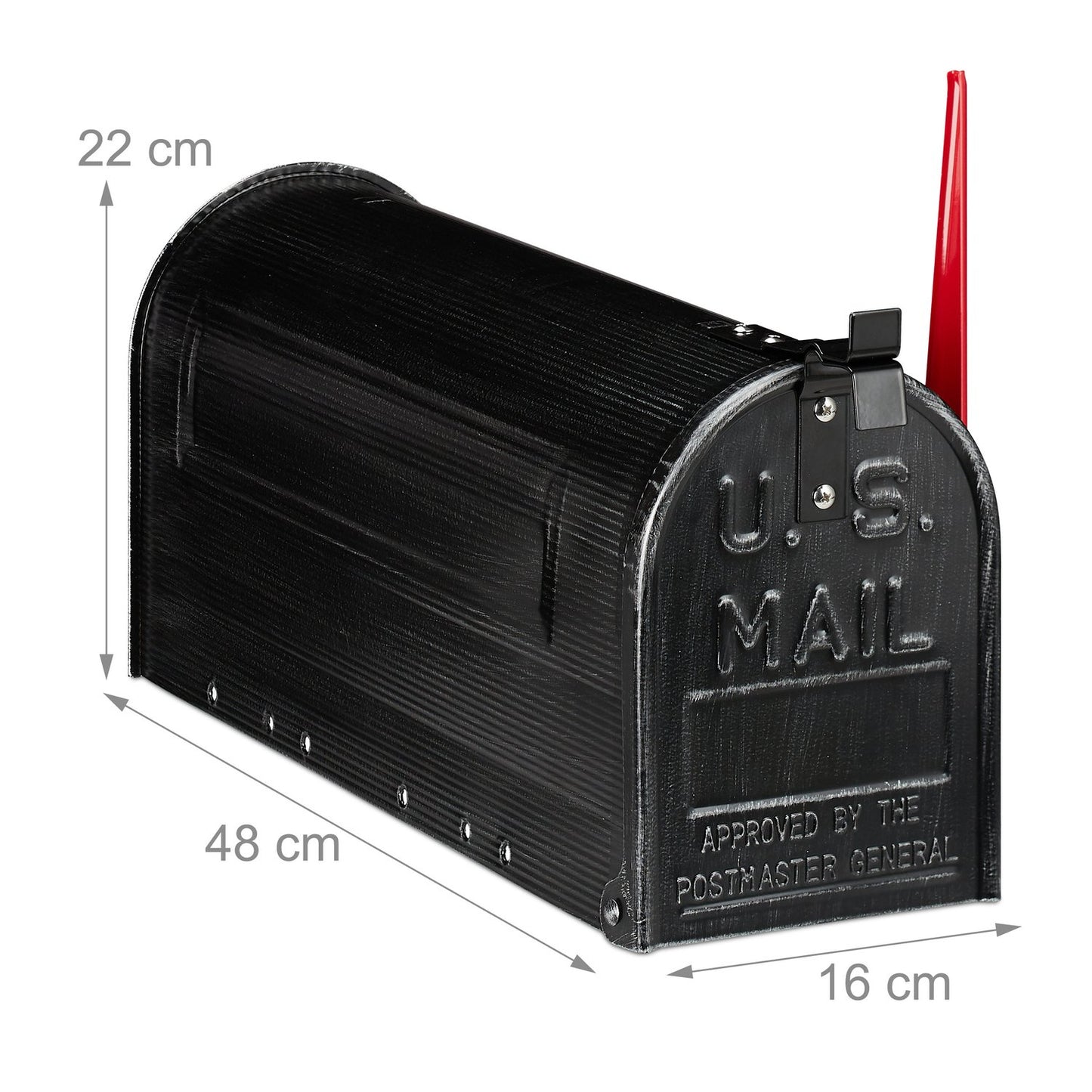 American mailbox black