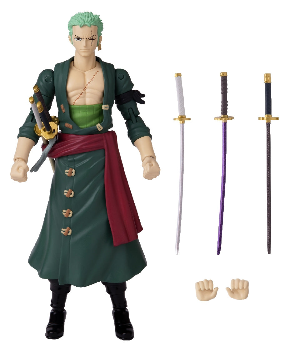 Anime Heroes Once Piece Figure With Accessories, 16 Cm - Roronoa Zoro