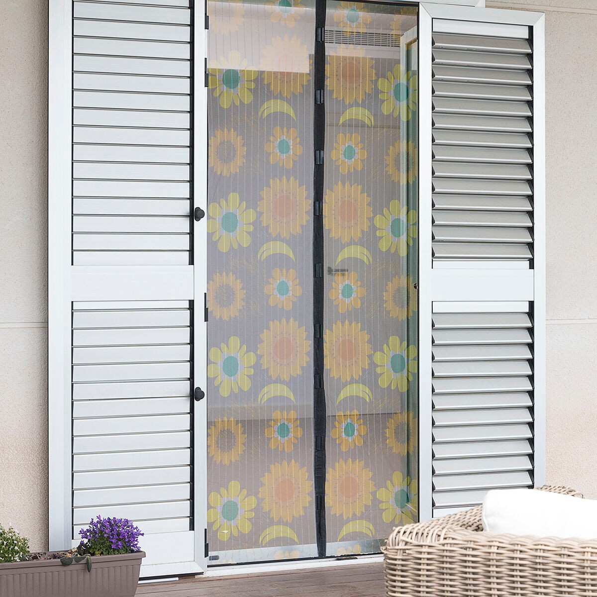 Anti-Mosquito Curtain InnovaGoods - Flowers