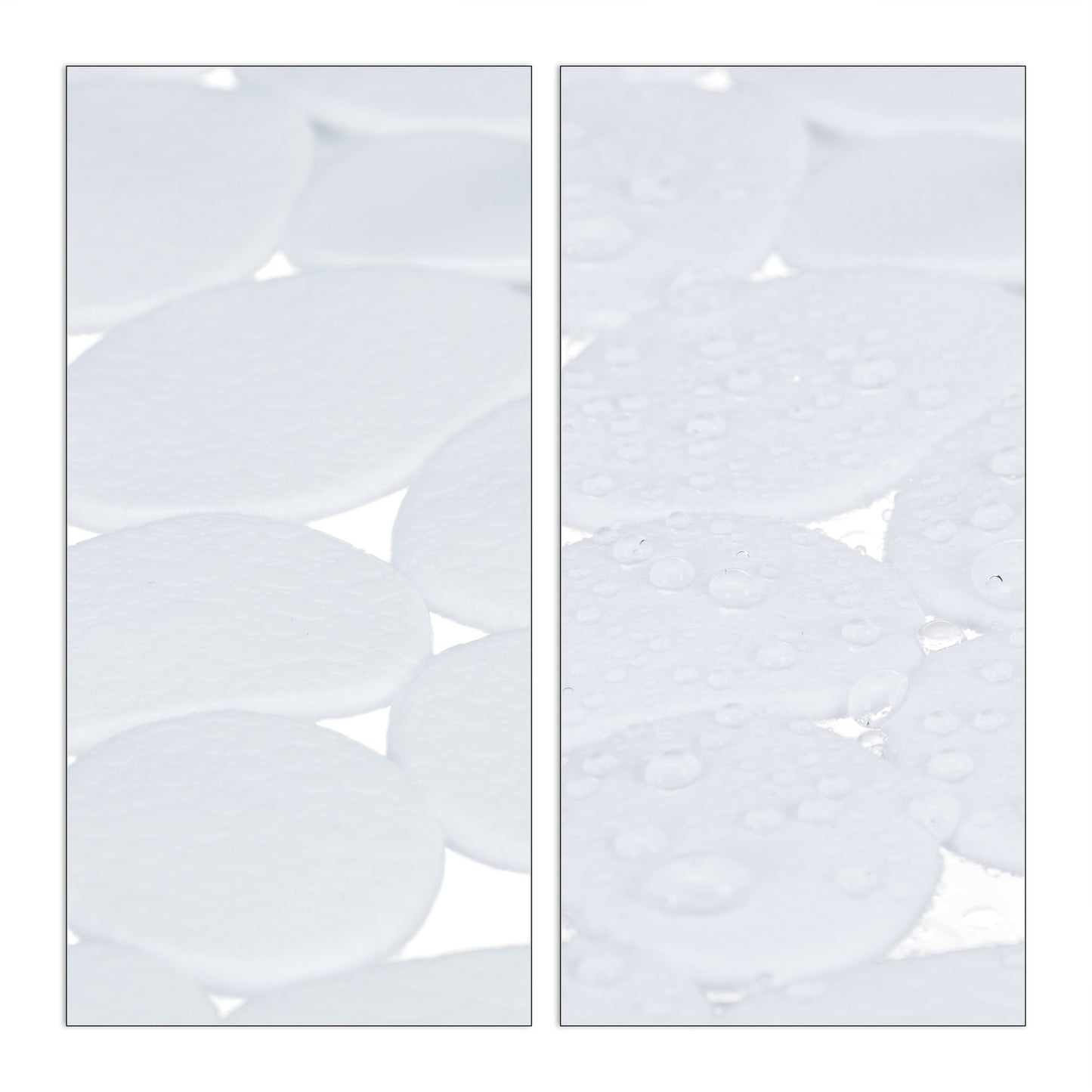 Anti-Slip Bath Mat Stone Design