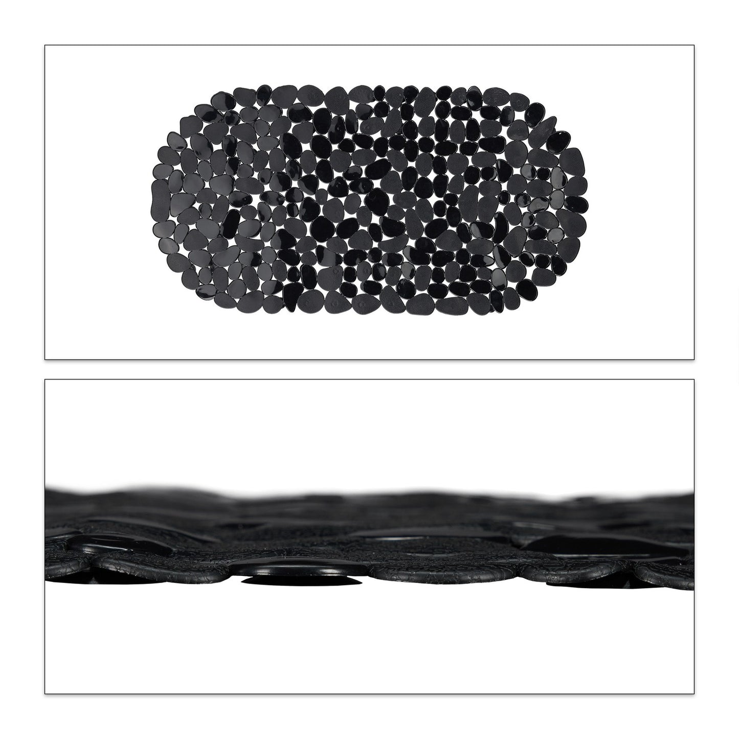 Anti-Slip Bath Mat Stone Design