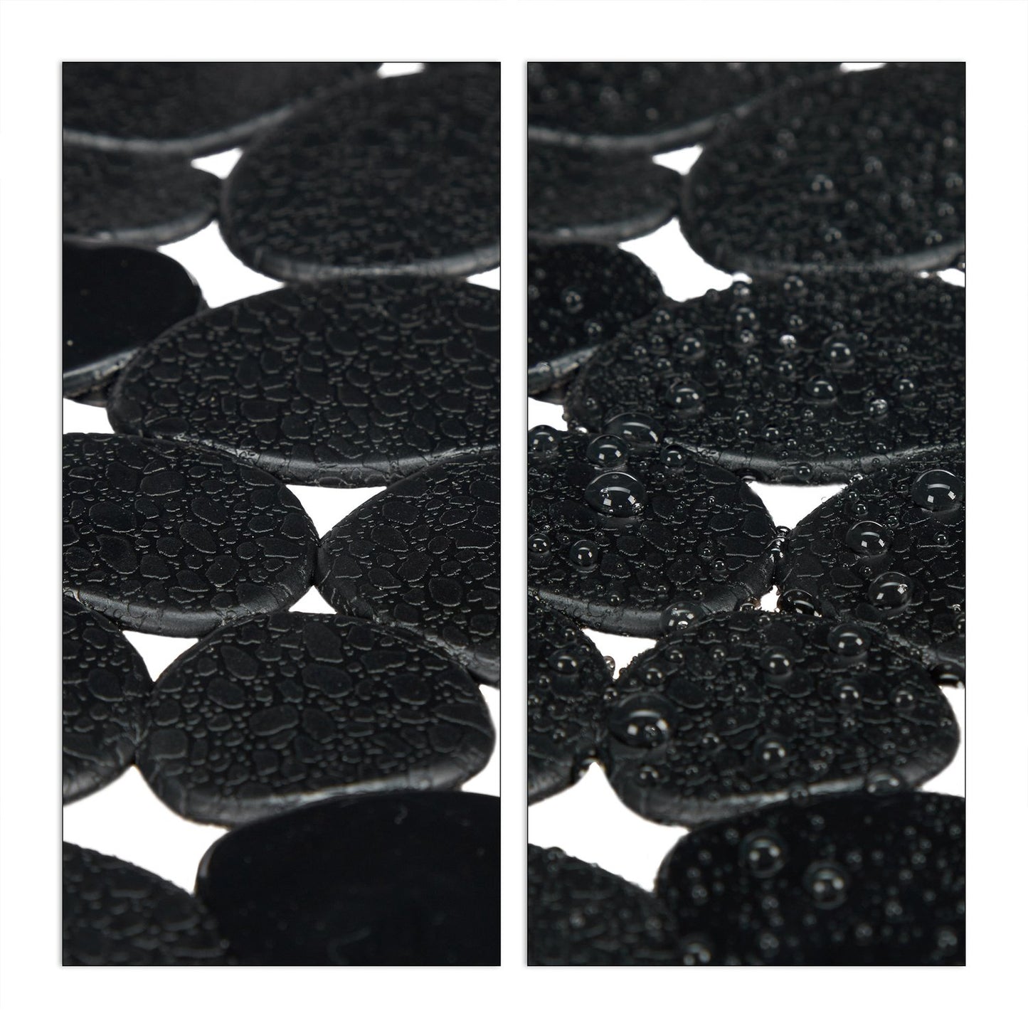 Anti-Slip Bath Mat Stone Design