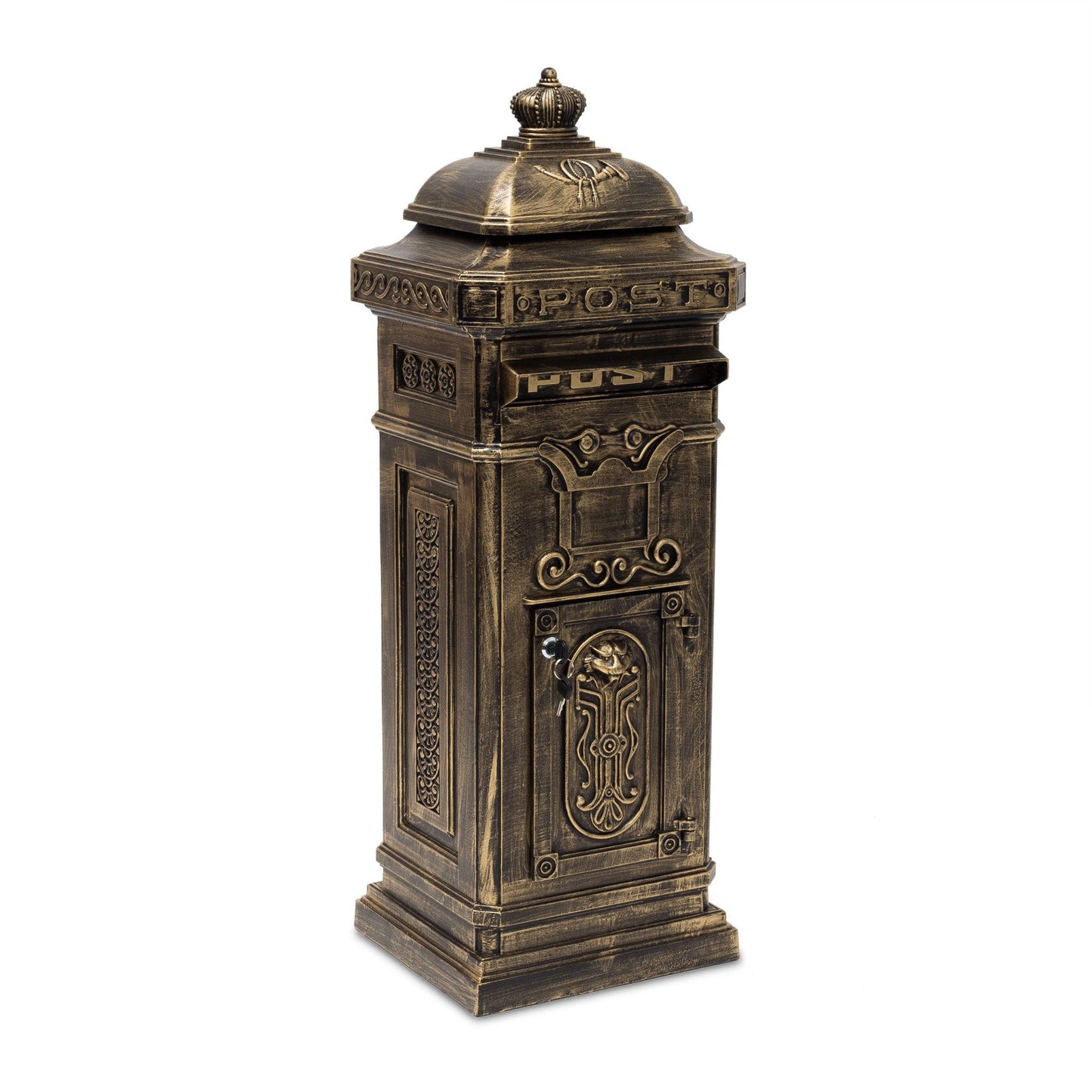 Antique Style Cast Aluminium Freestanding Mailbox