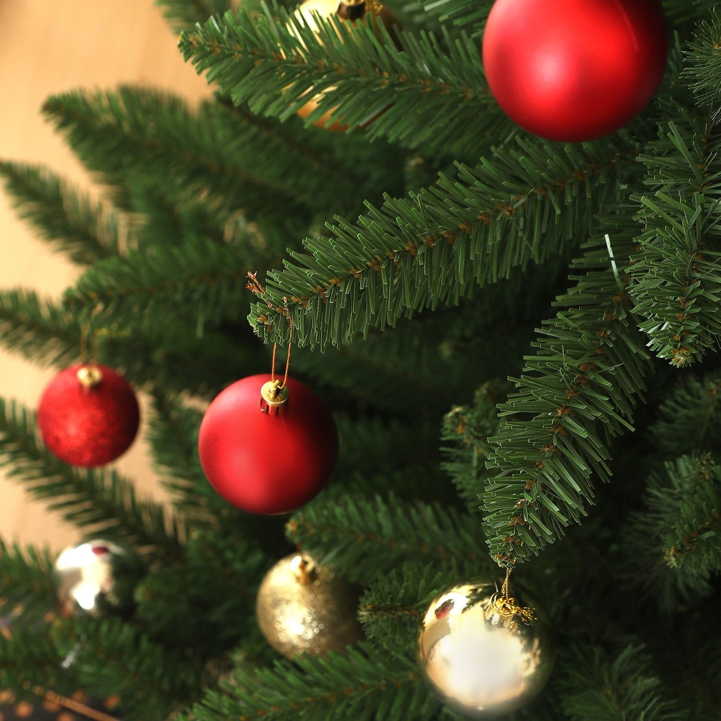 Artificial 180cm Christmas tree, 880 laces, flame retardant