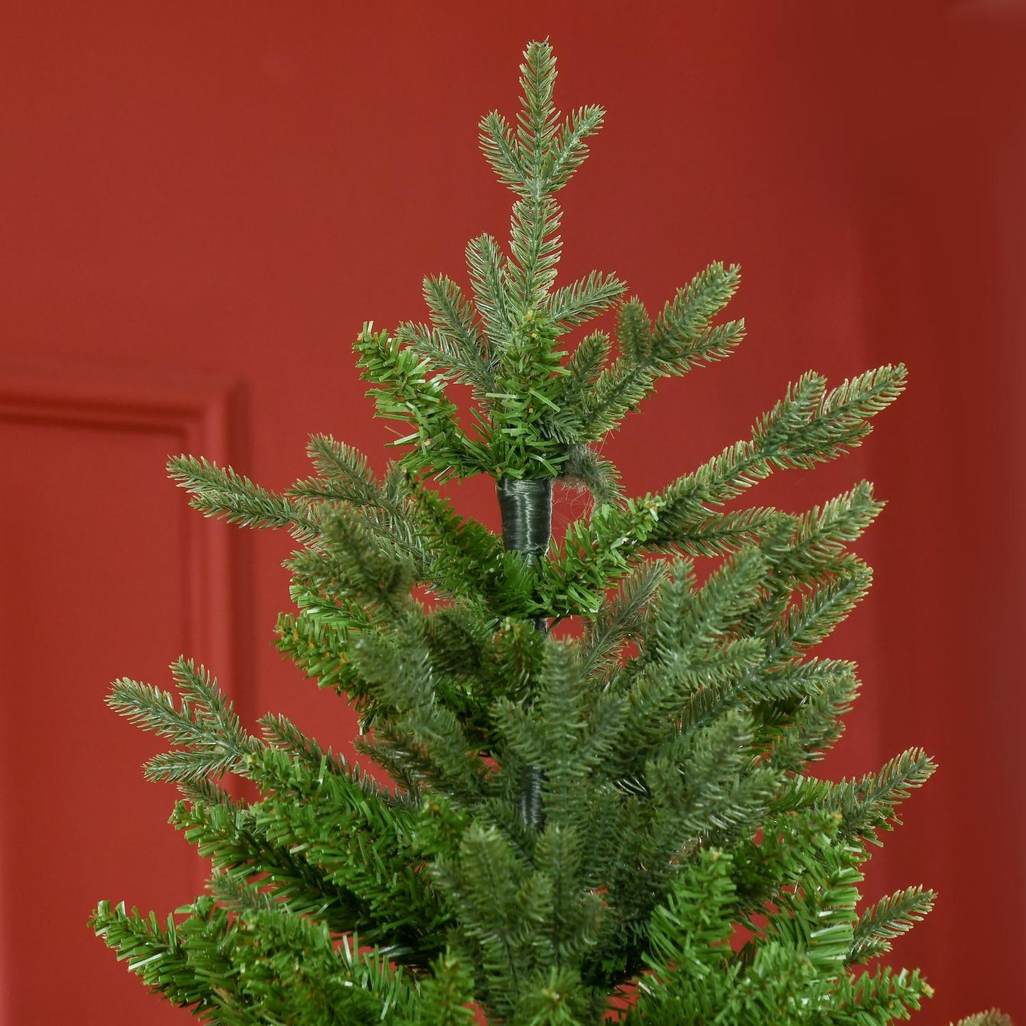 210 cm artificial Christmas tree, flame retardant, green