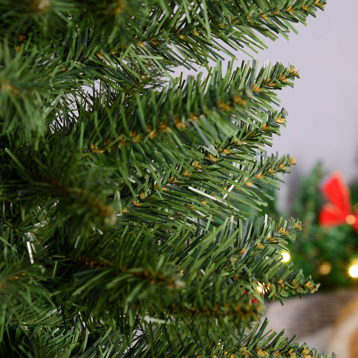 Artificial Christmas Tree, 2.1m, Realistic Plastic Branches