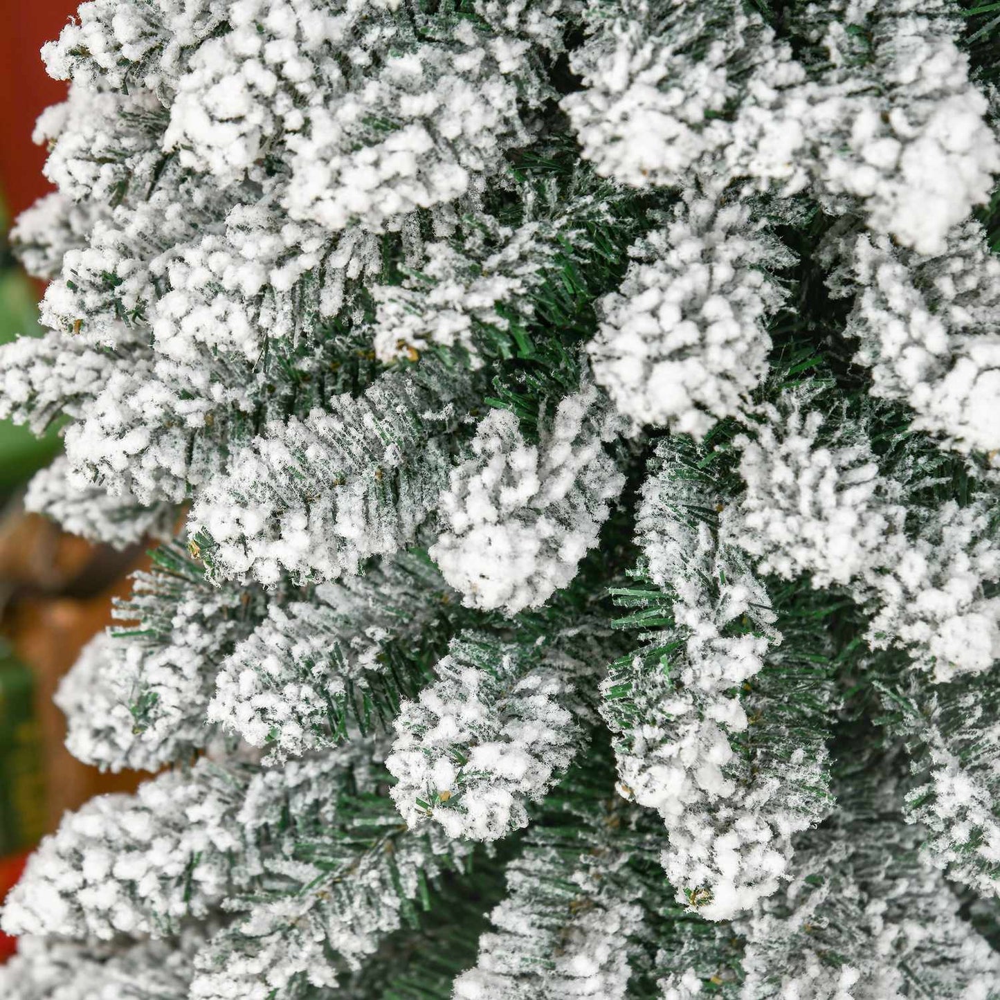 Artificial Christmas tree 210cm with snow and metal stand