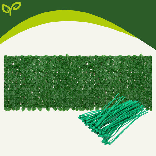 Artificial Hedge for Balcony, 3x1m, Green Privacy Screen