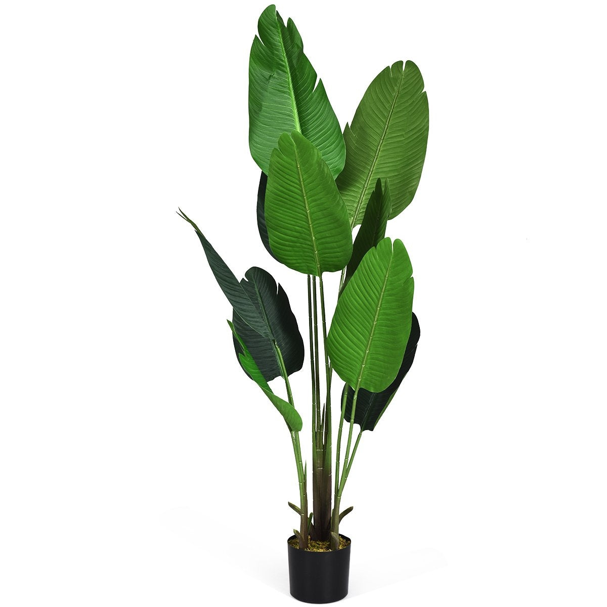 Artificial Plant Artificial Green Plant 160cm Tropical Palm Artificial Monstera Snake Plant