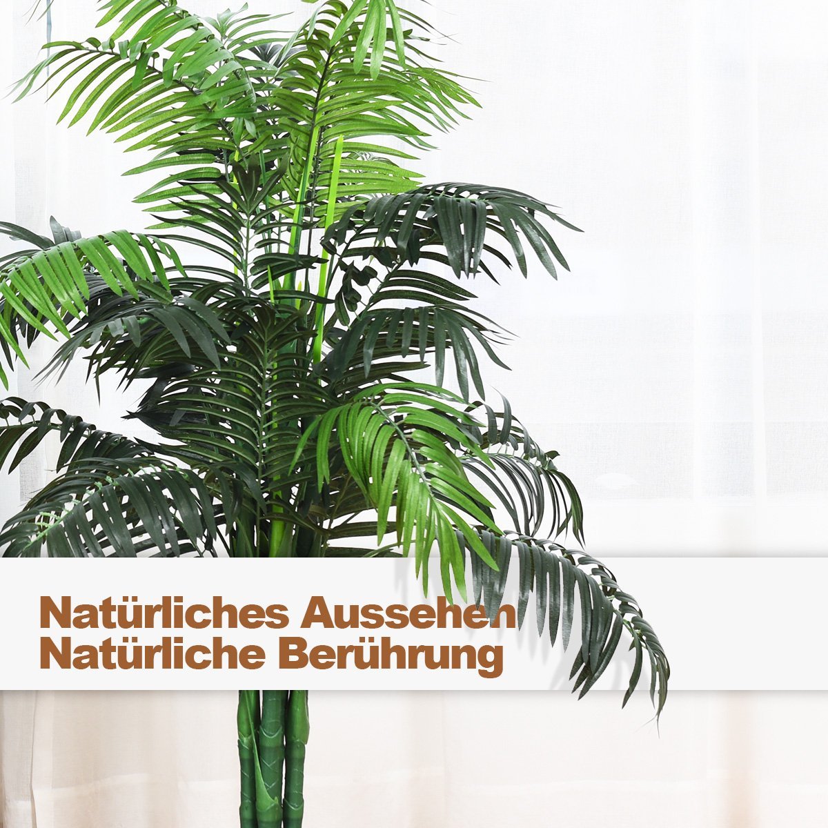Artificial Plant Usable Artificial Palm Tree 110cm/150cm-110cm