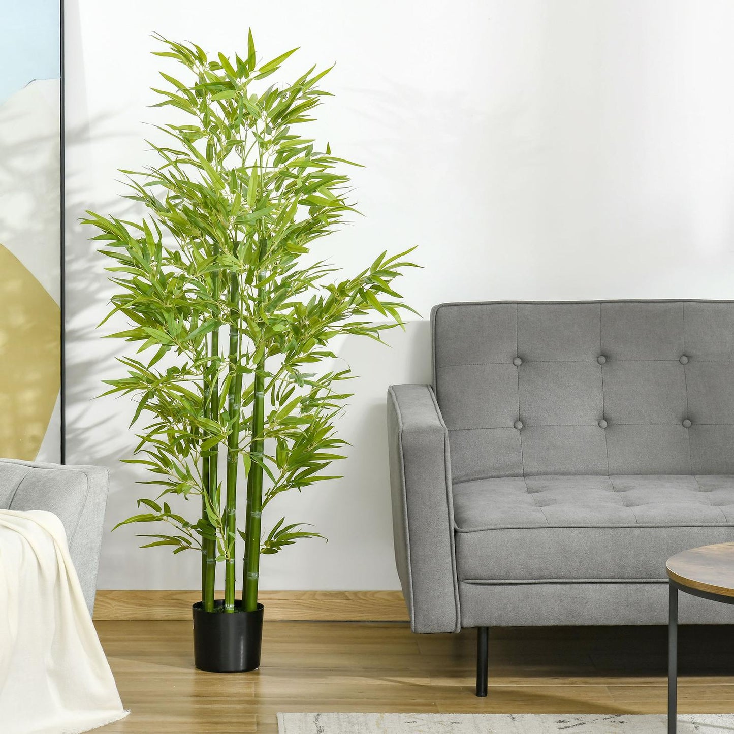 Artificial Bamboo Plant, 924 Leaves, 150 cm, Indoor/Outdoor