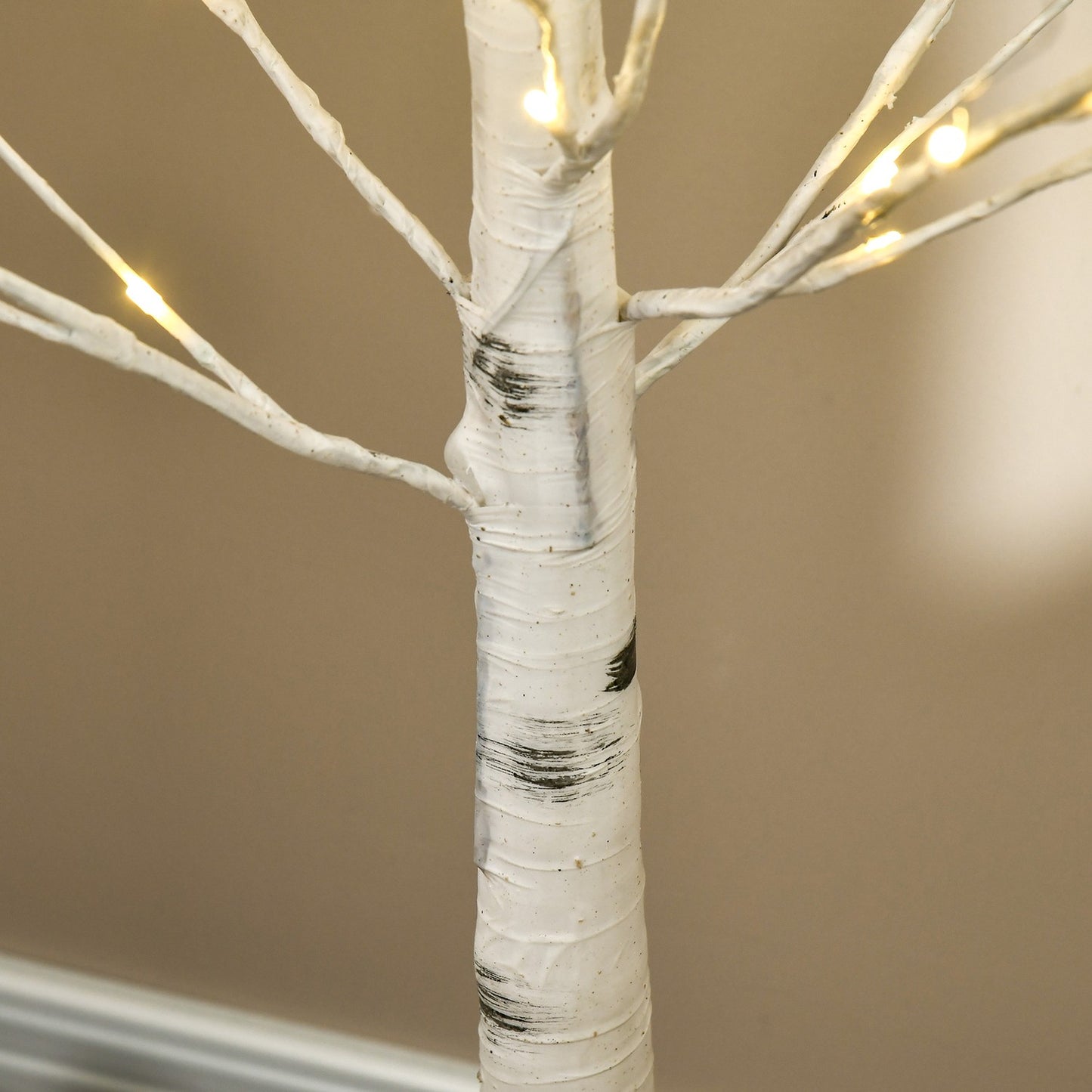 150 cm LED Artificial Birch - Christmas & Party Decor