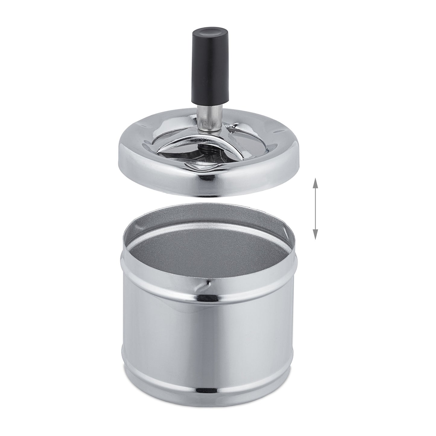 Ashtray with Spin-top Lid