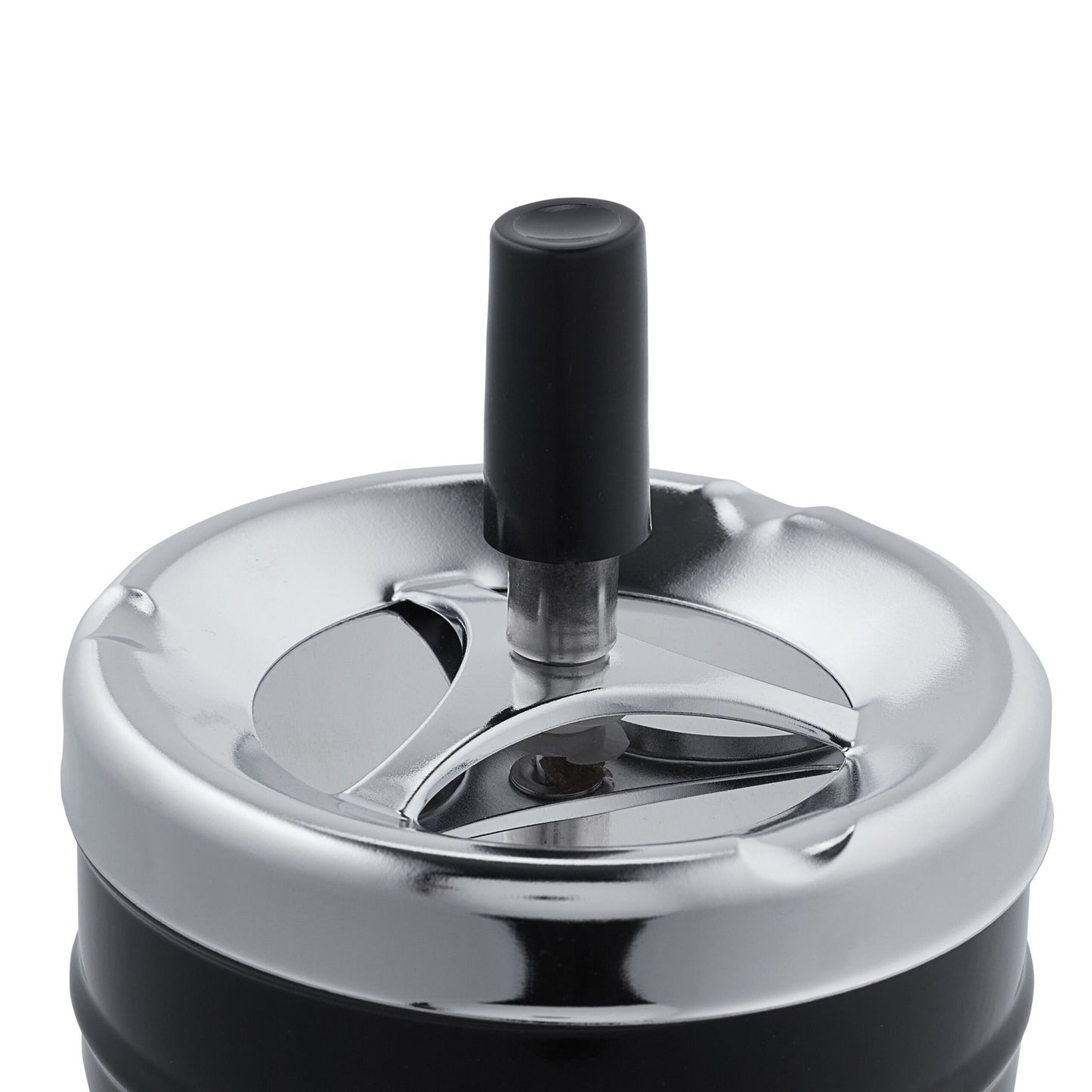 Ashtray with rotating lid