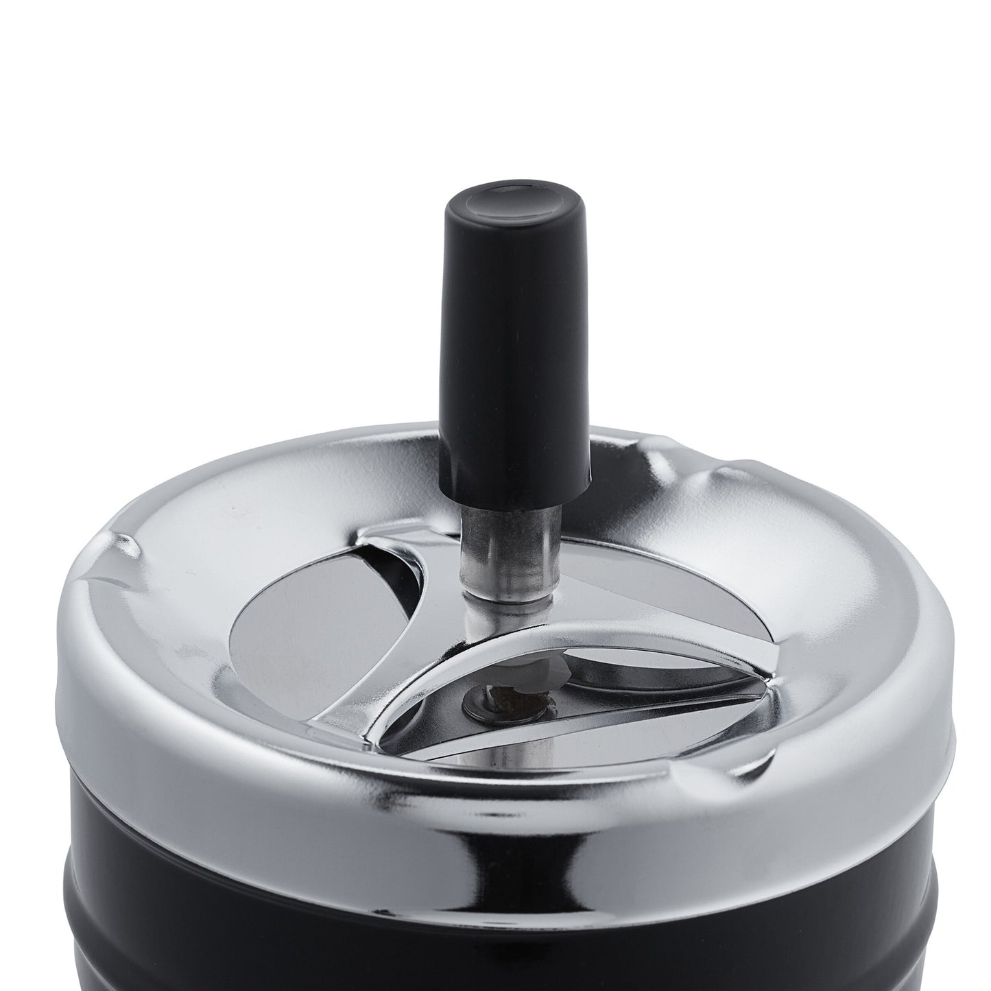Ashtray with rotating lid