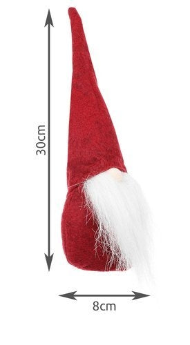 A standing red gnome