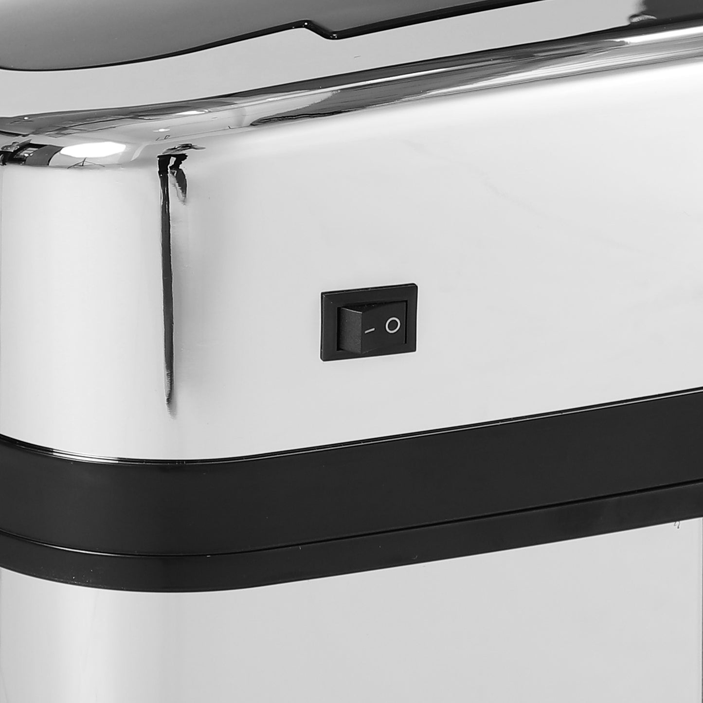 Automatic sensor waste bin, 30L, square stainless steel