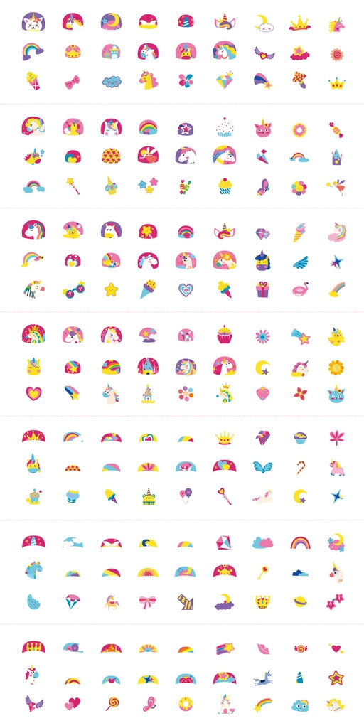 Avenir Nail Stickers And Tattoos Unicorns