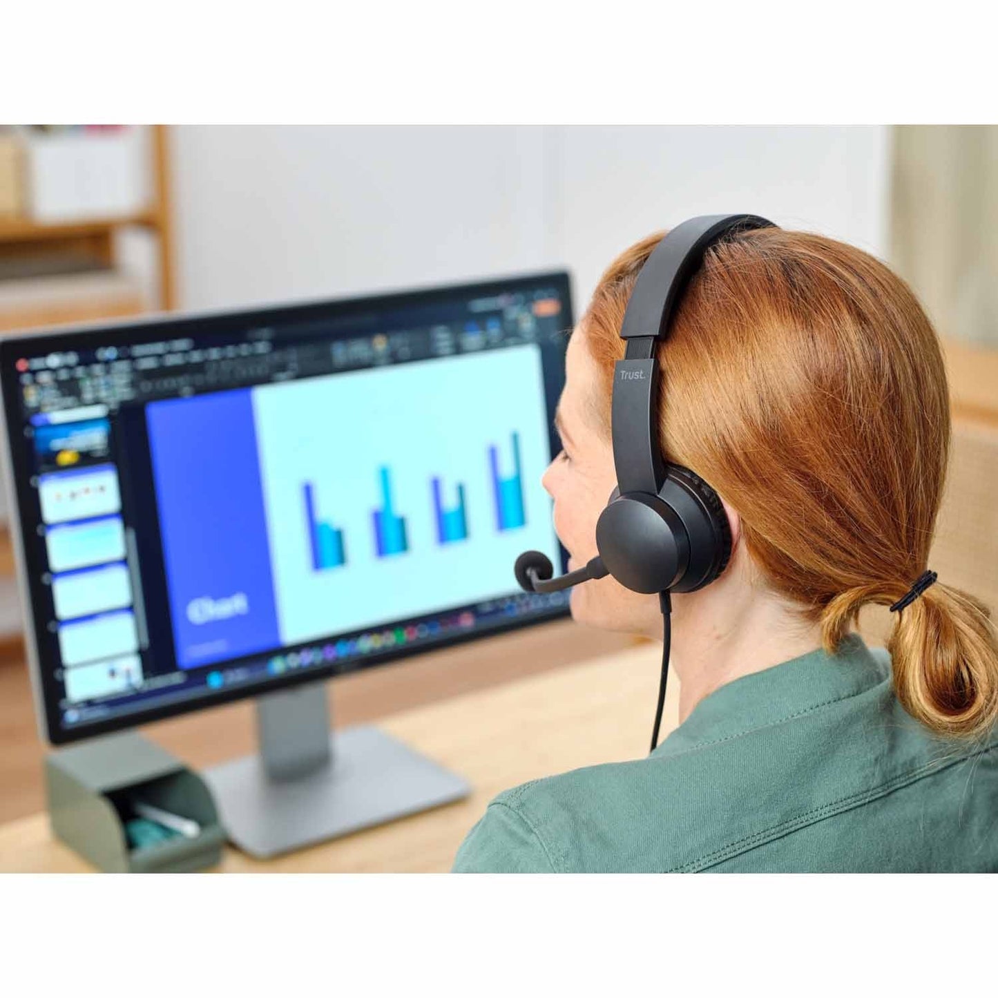 Ayda PC headset 3.5mm Black