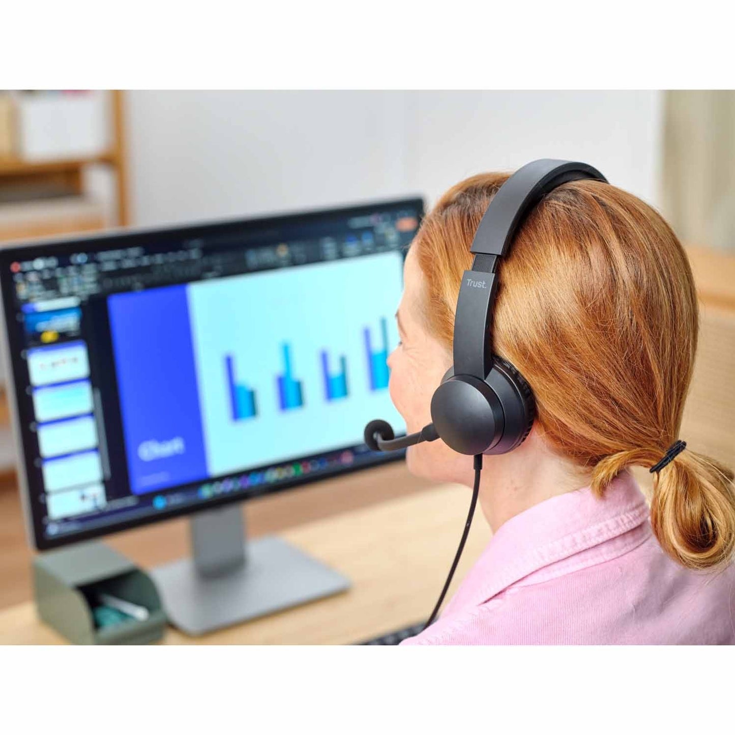 Ayda PC headset USB Black