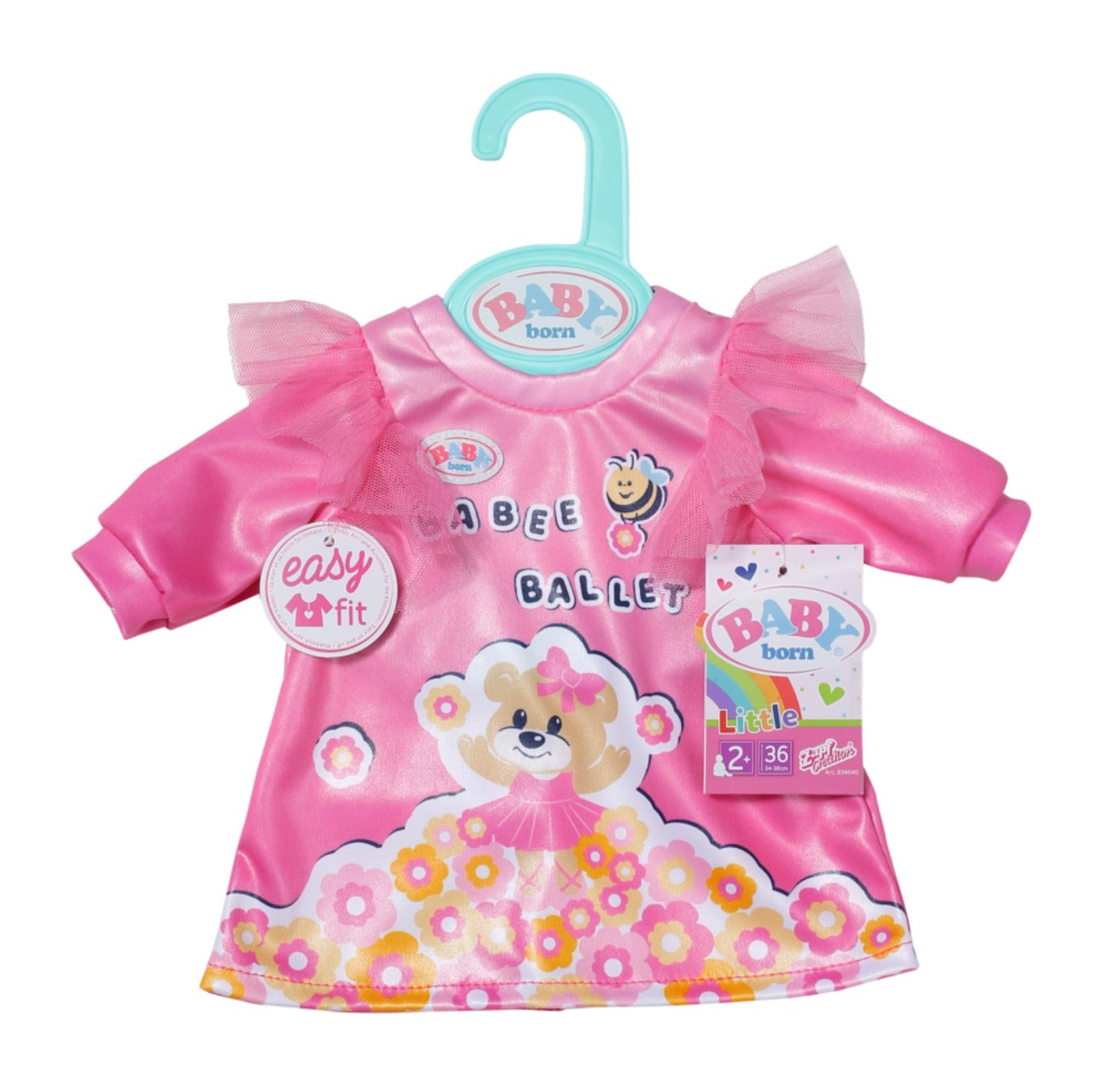 Baby Doll Dress, 36 cm, Soft Fabric, Easy to Dress