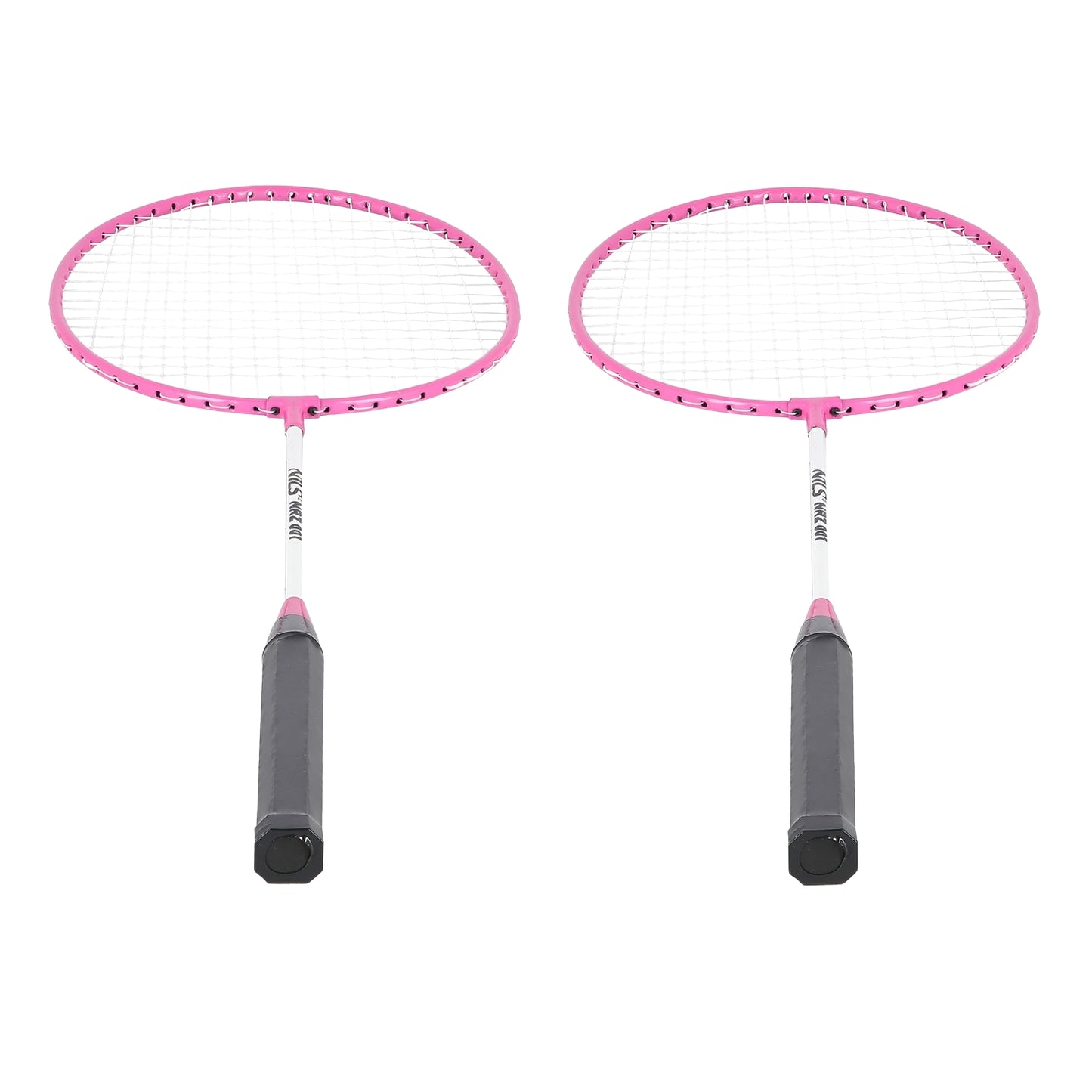 Badminton Set with 2 Rackets, Pink + Shuttlecocks
