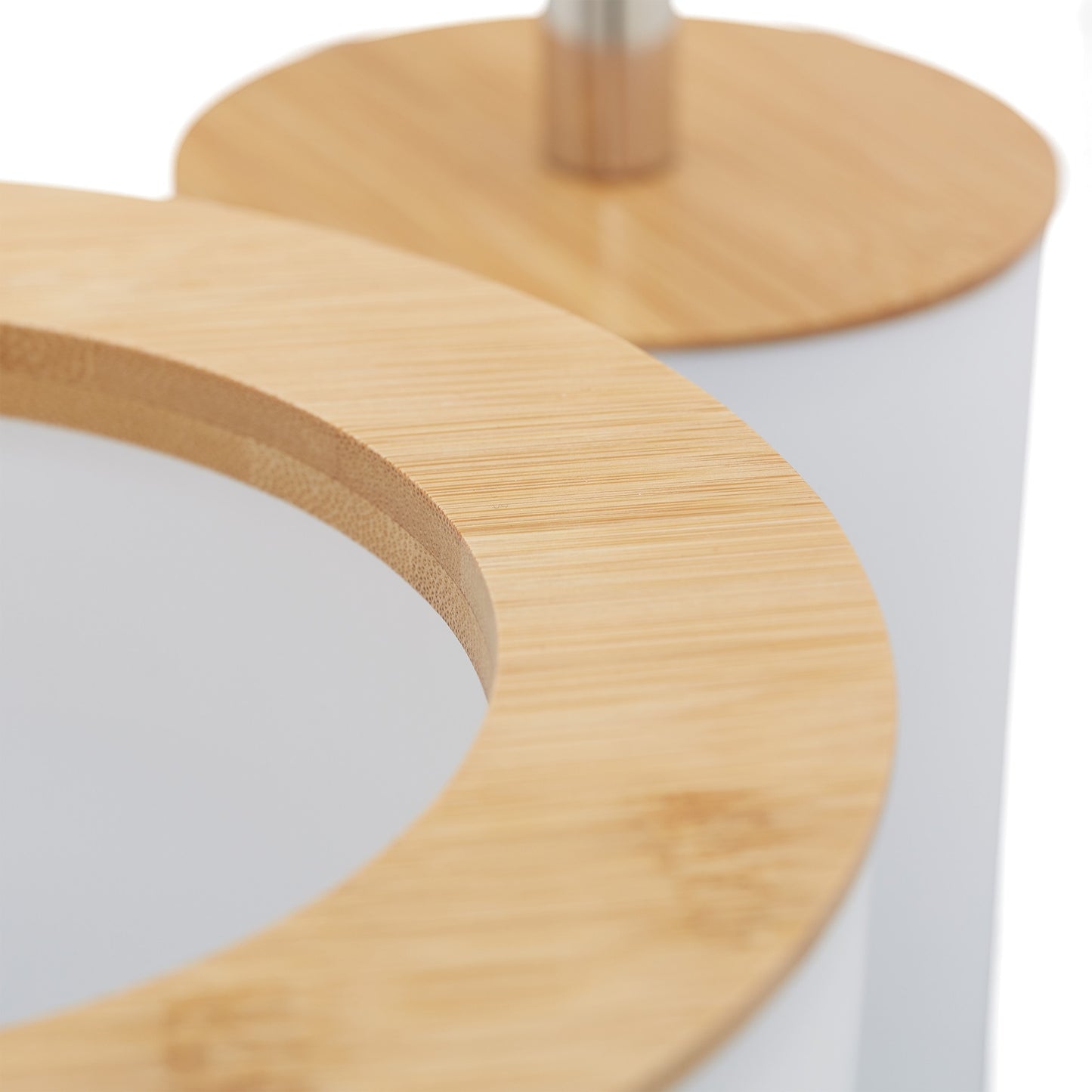 Bamboo Bathroom Accessories 6x Set