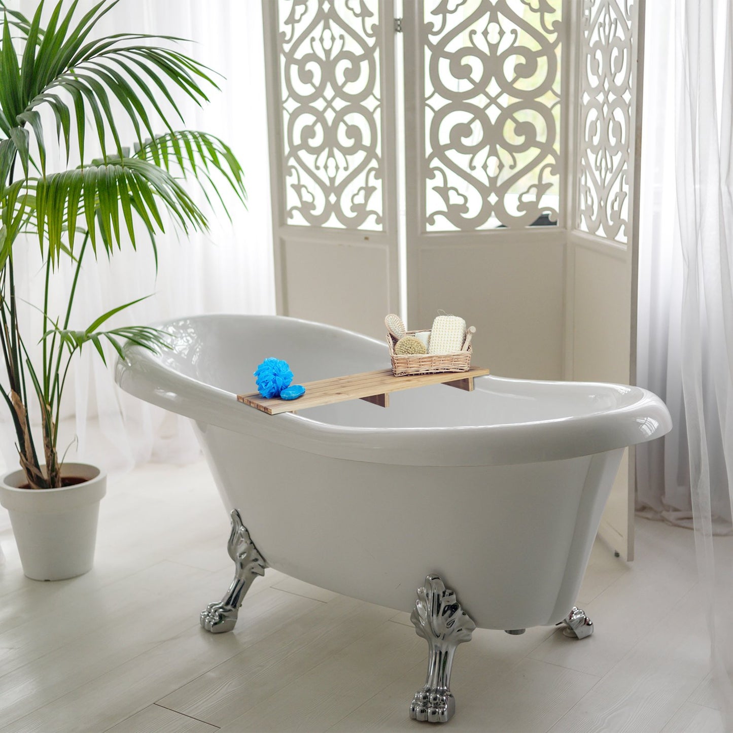 Bamboo Bathtub Caddy 70 cm