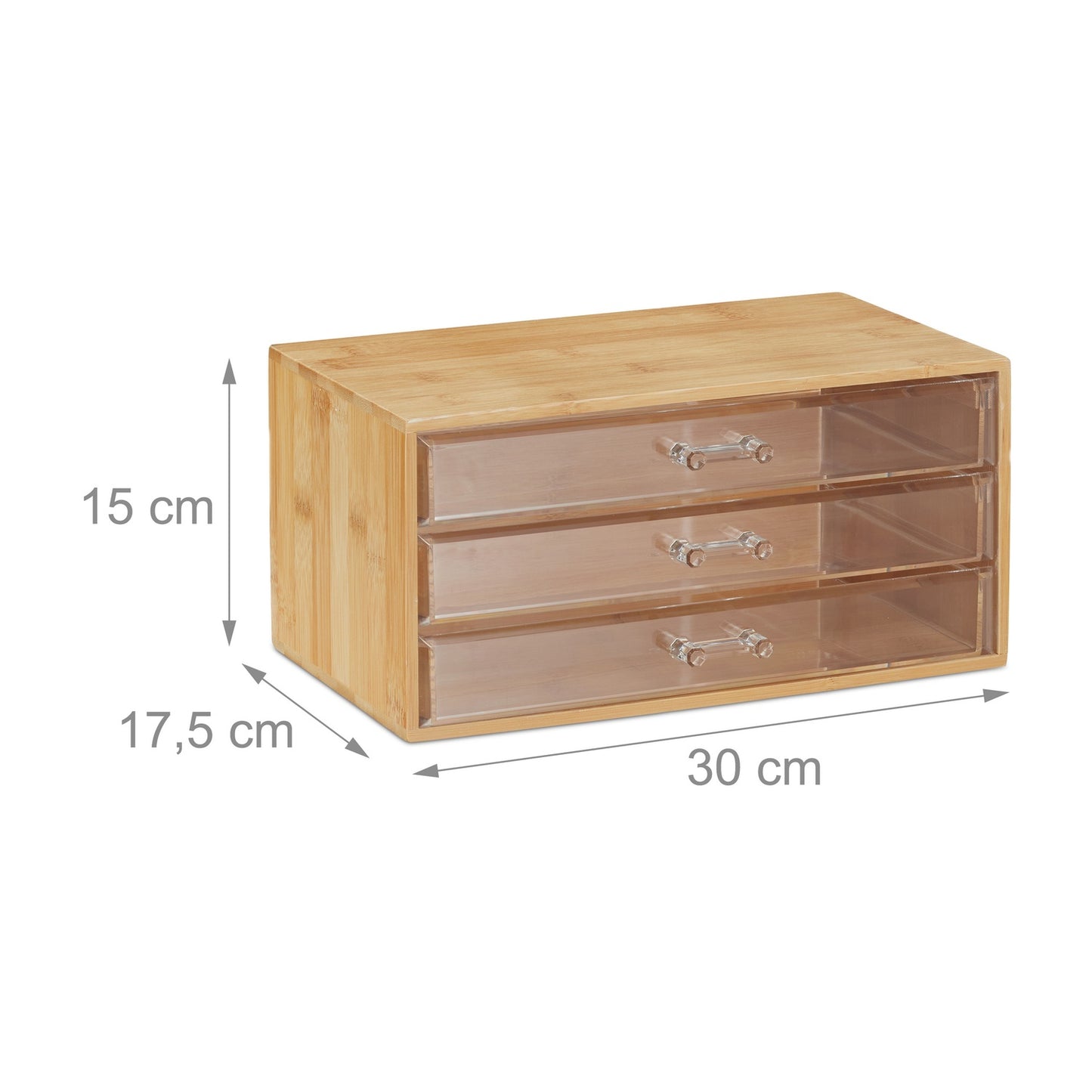 Bamboo Makeup Organiser