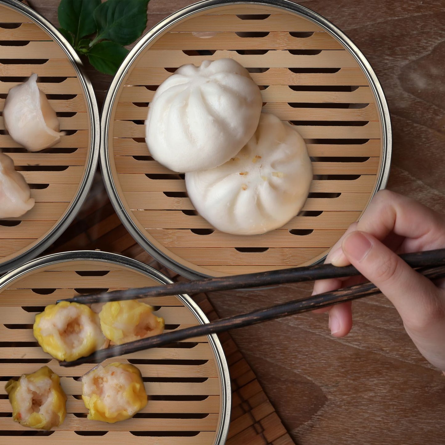 Bamboo Steamer 2 Tier