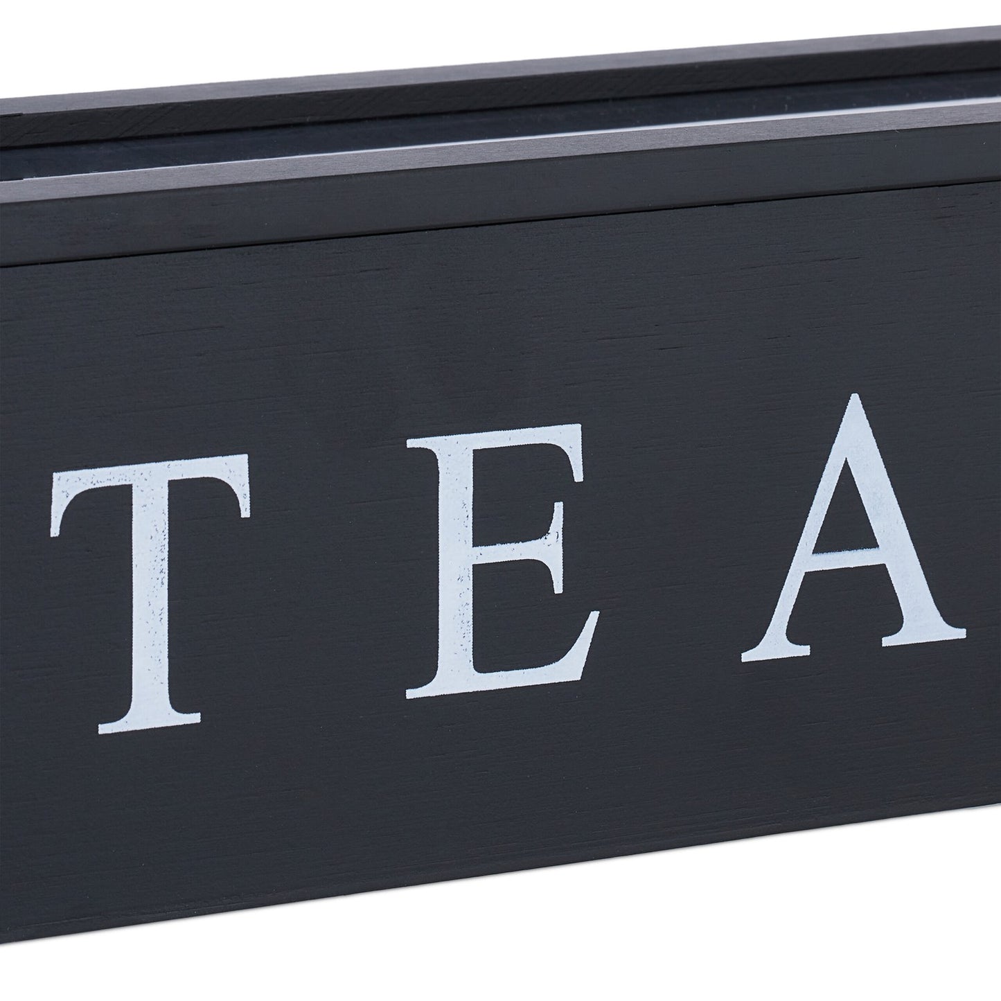 Bamboo Tea Bag Organizer with 6 Compartments