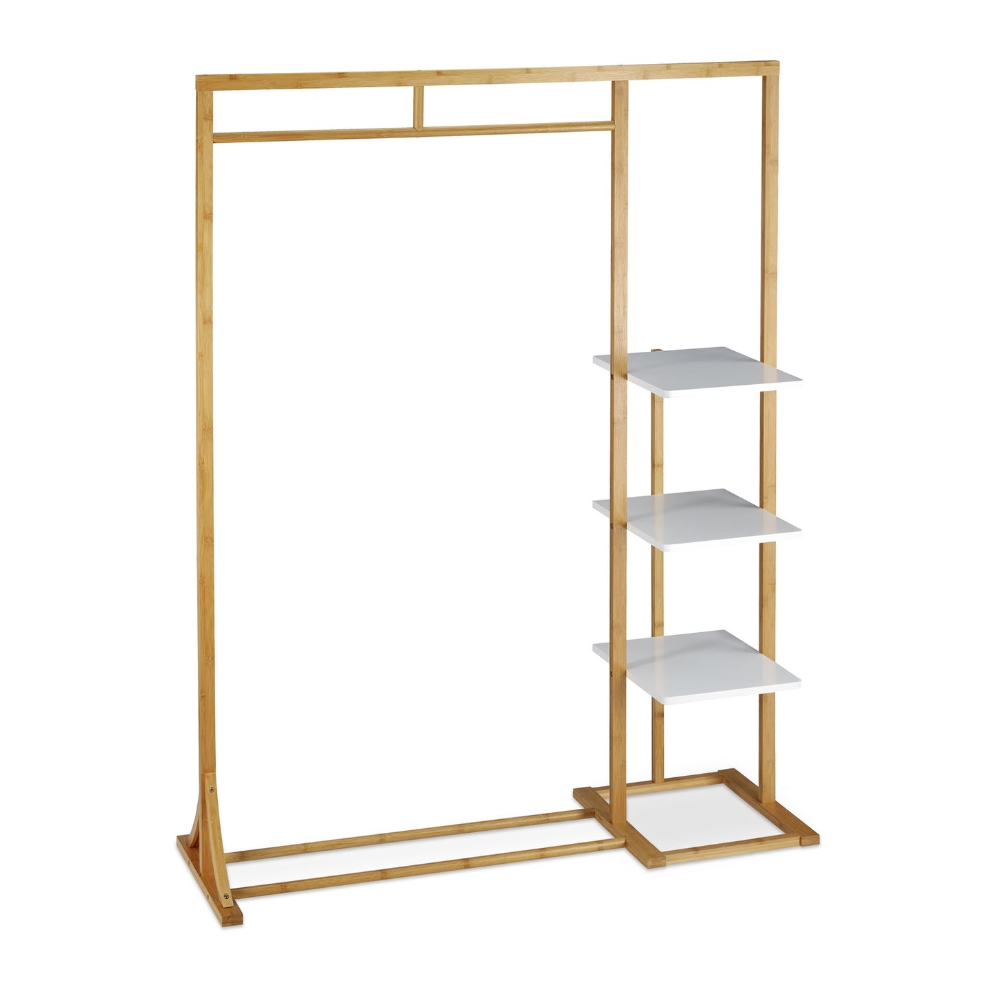 Bamboo and MDF Coat Rack