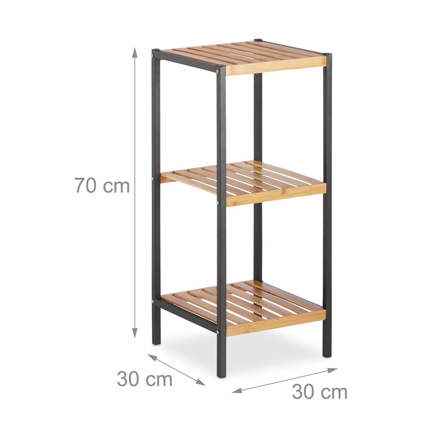 Bamboo and Steel Shelf