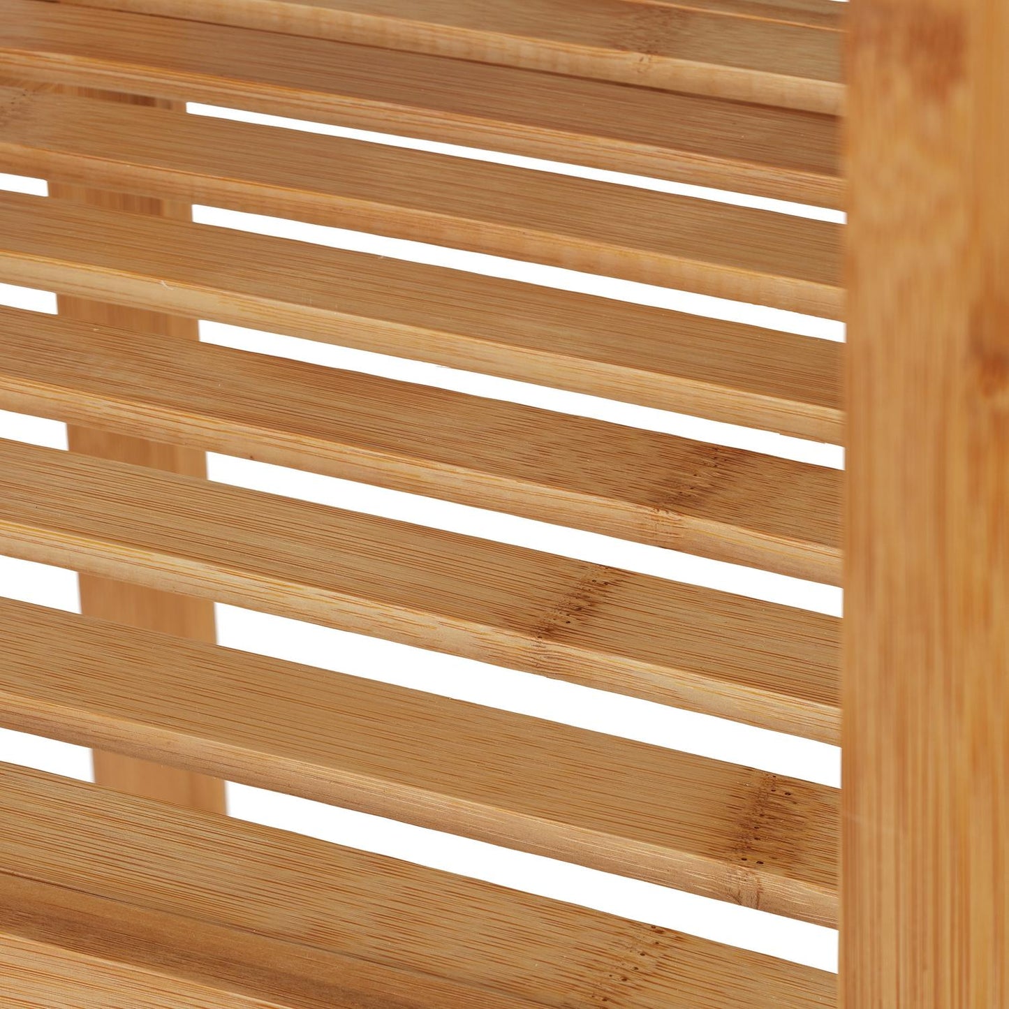 Bamboo bathroom shelf with 5 shelves