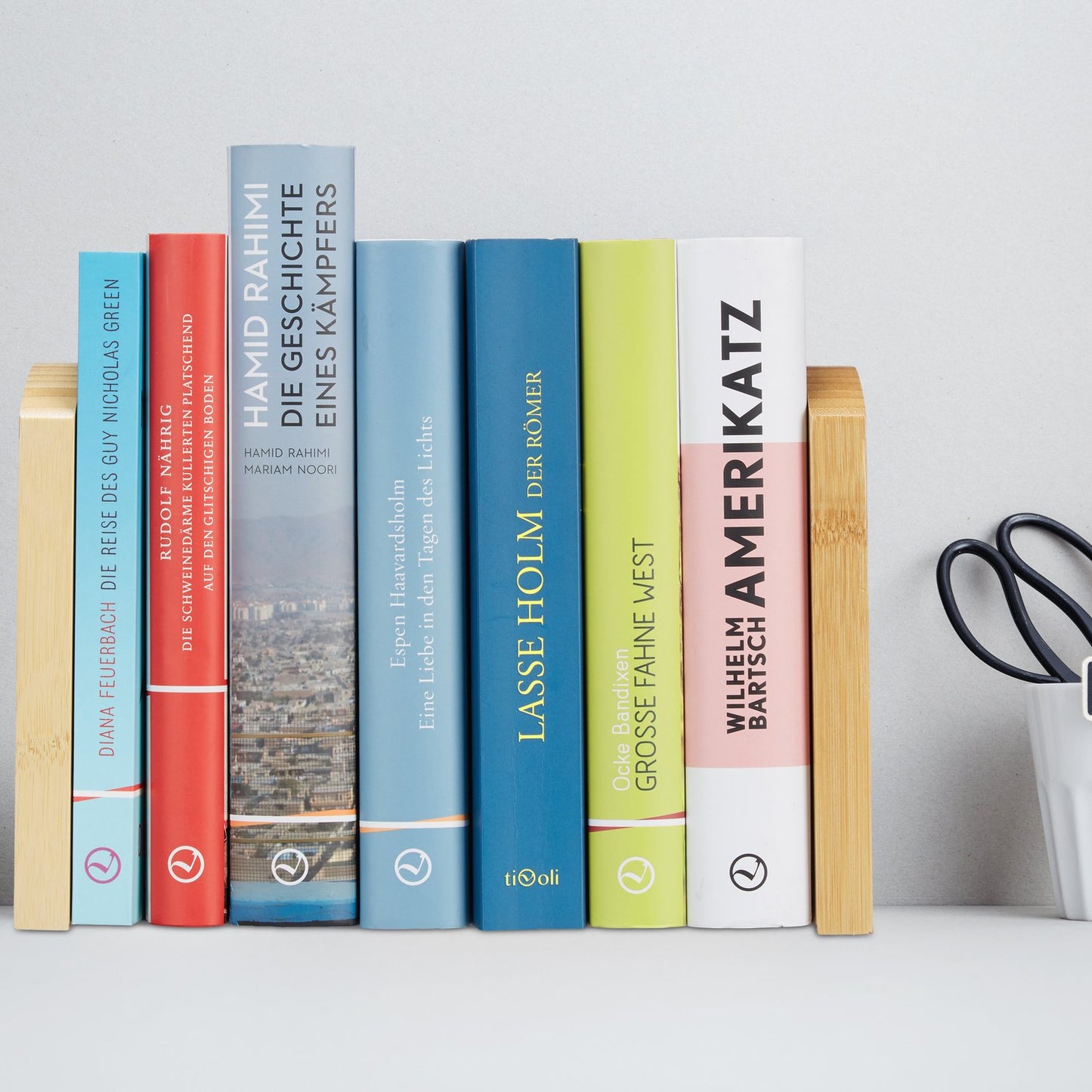 Bamboo bookend - set of 2