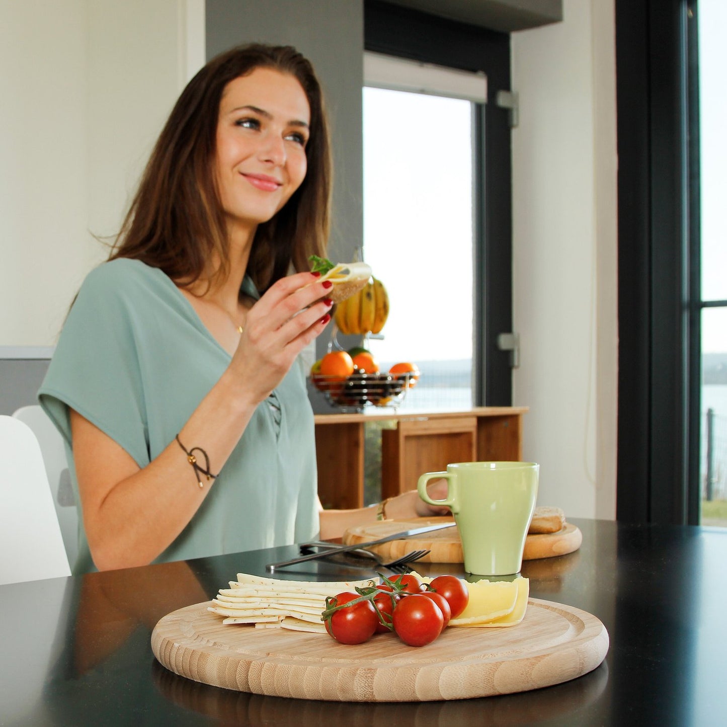 Bamboo breakfast board, set of 3