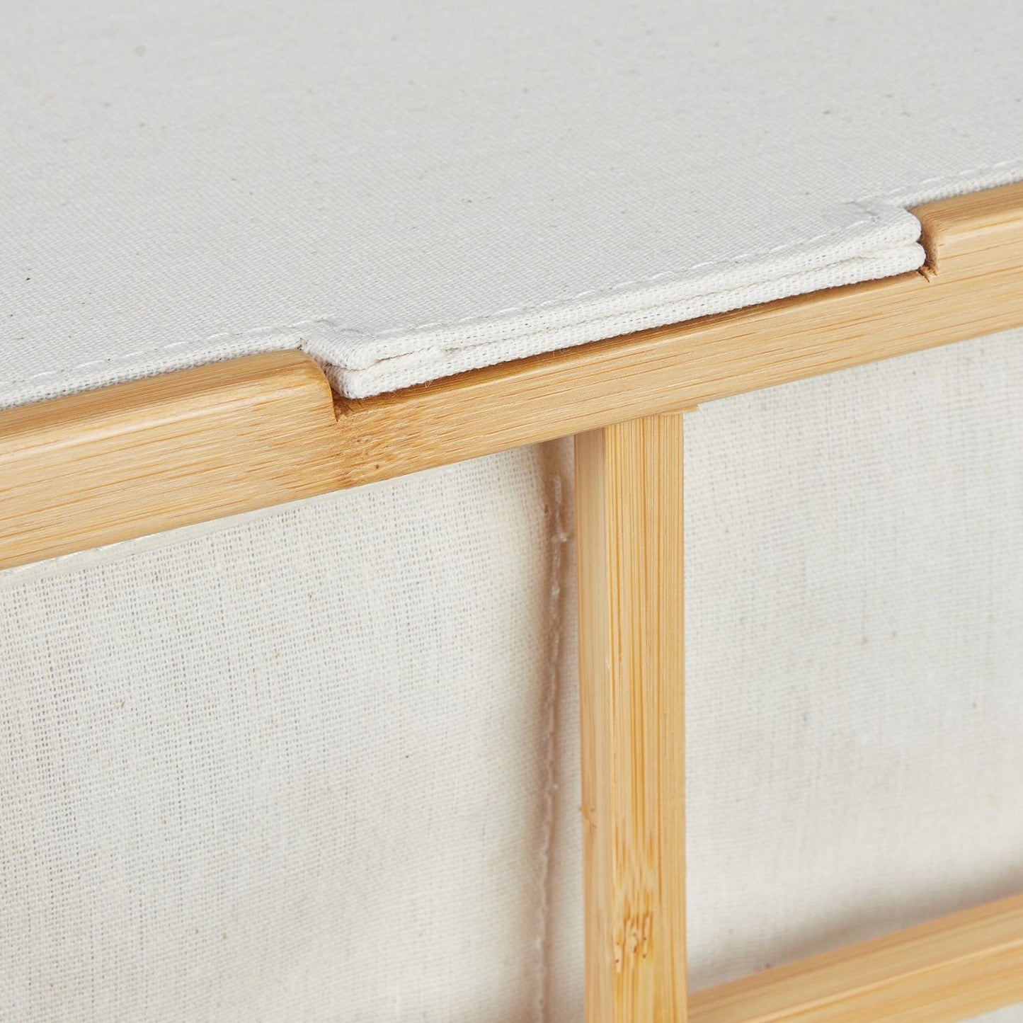Bamboo laundry basket
