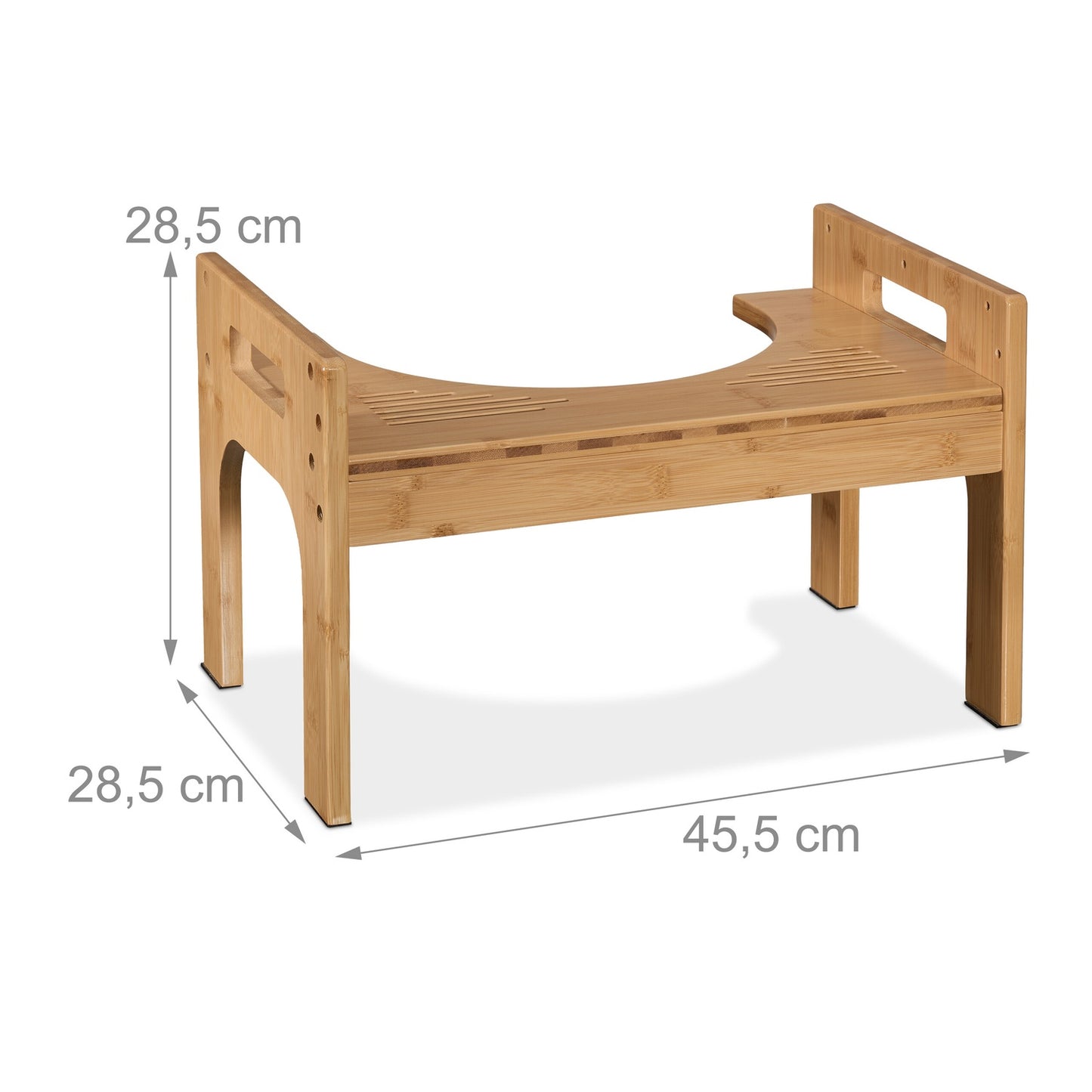Bamboo toilet seat