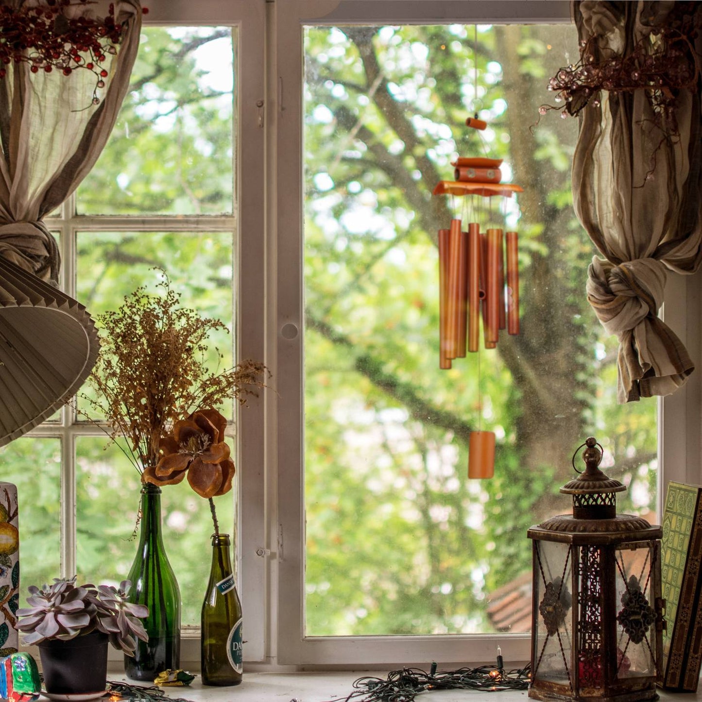 Bamboo wind chimes