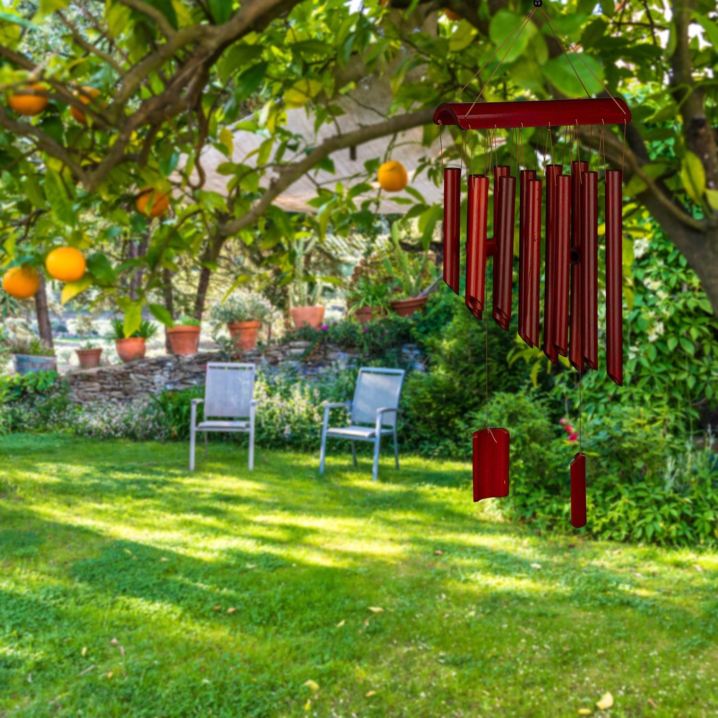 Bamboo wind chimes
