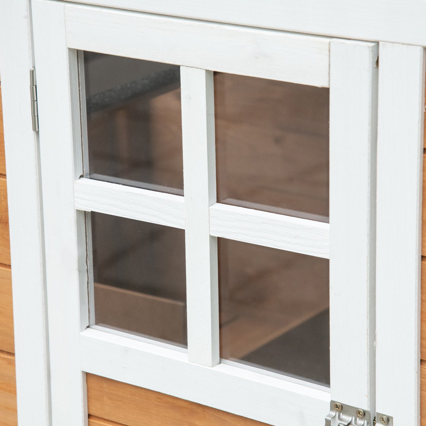 Bantam Chicken Coop with Run, Nesting Box & Asphalt Roof