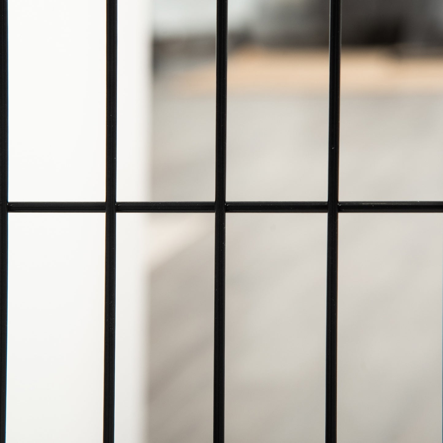 Dog barrier gate, Pine, White, 185x36x71 cm