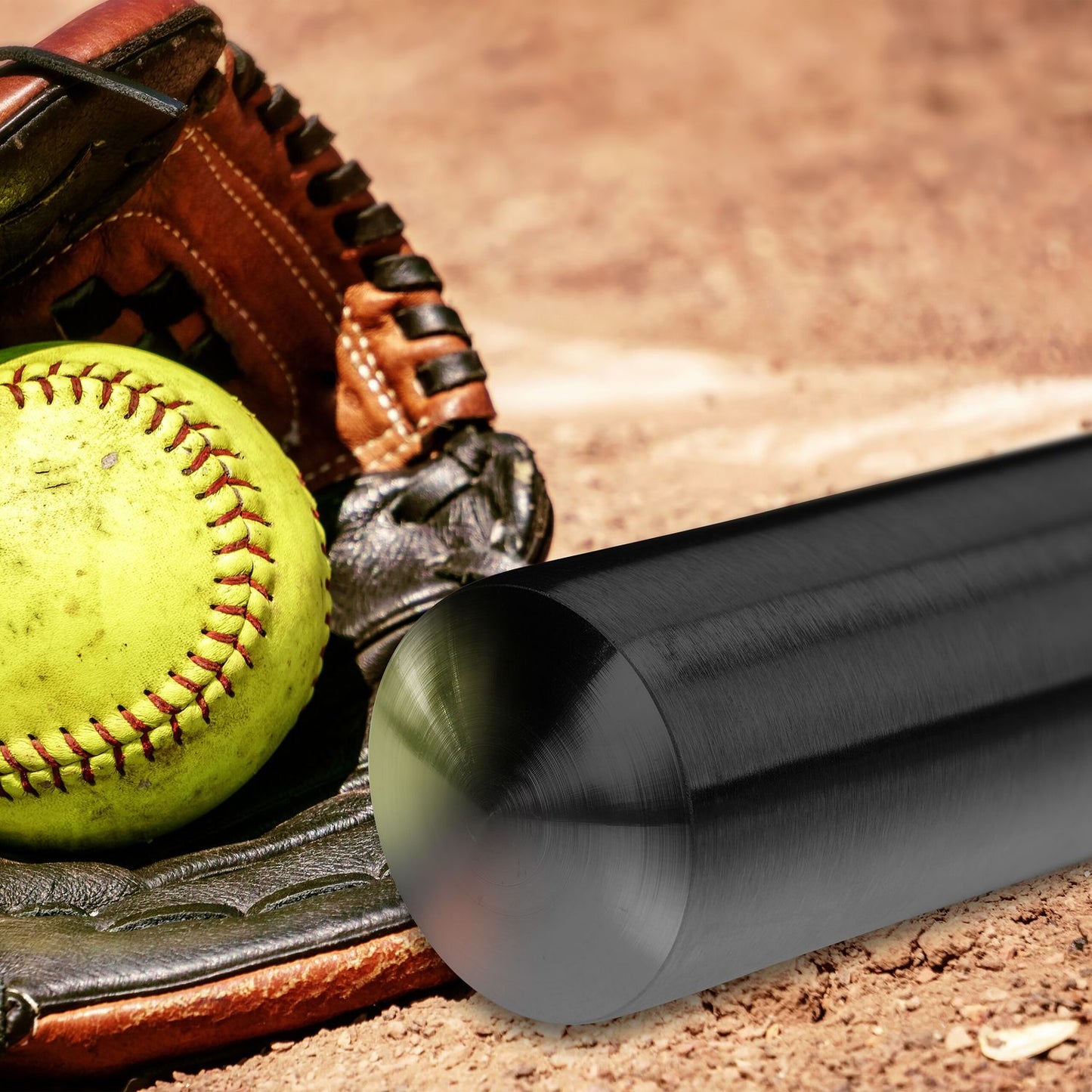 Baseball Bat Aluminium Black